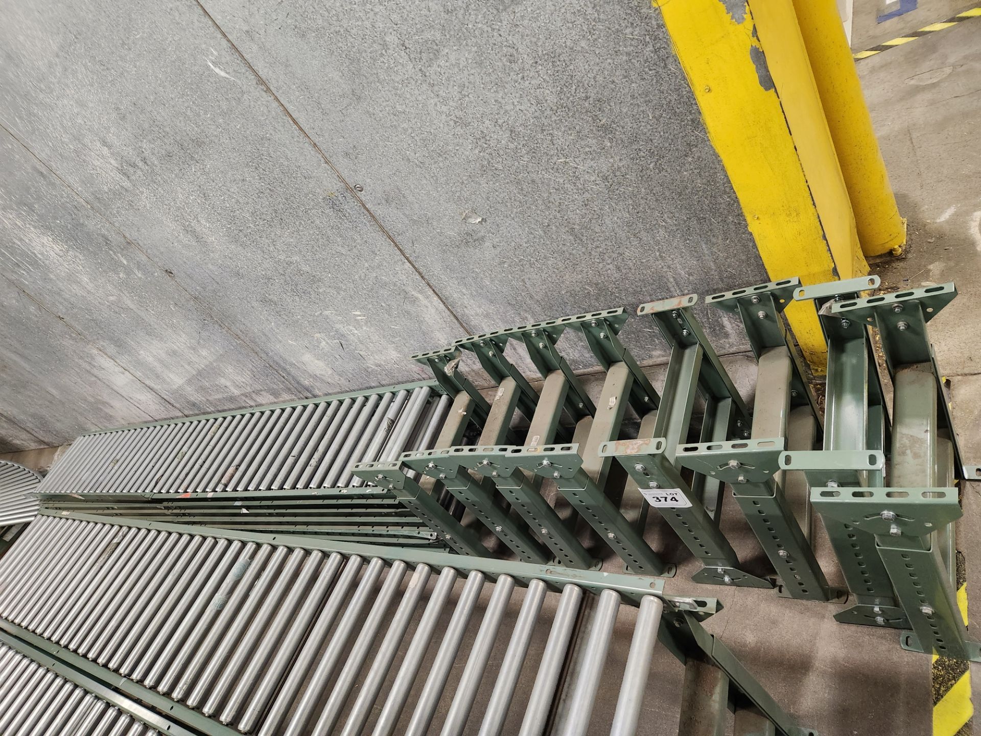 Lot of ULINE Gravity Roller Conveyors