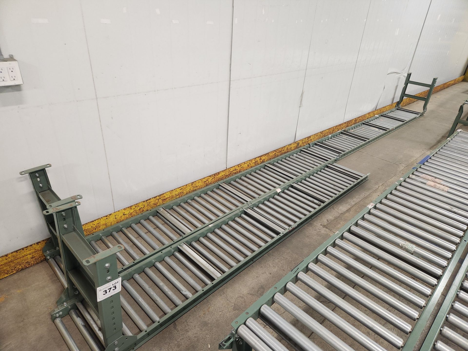 3 - 10' ULINE Gravity Roller Conveyors