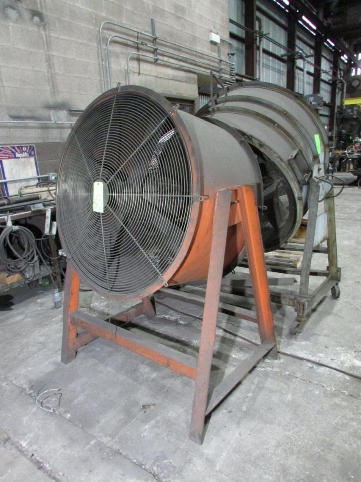 (2) Industrial Drum Fans