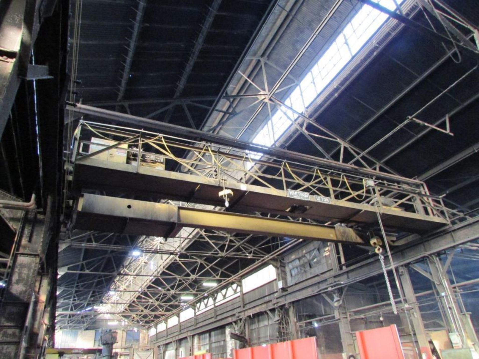 Whiting 10 Ton Double Girder Overhead Bridge Crane