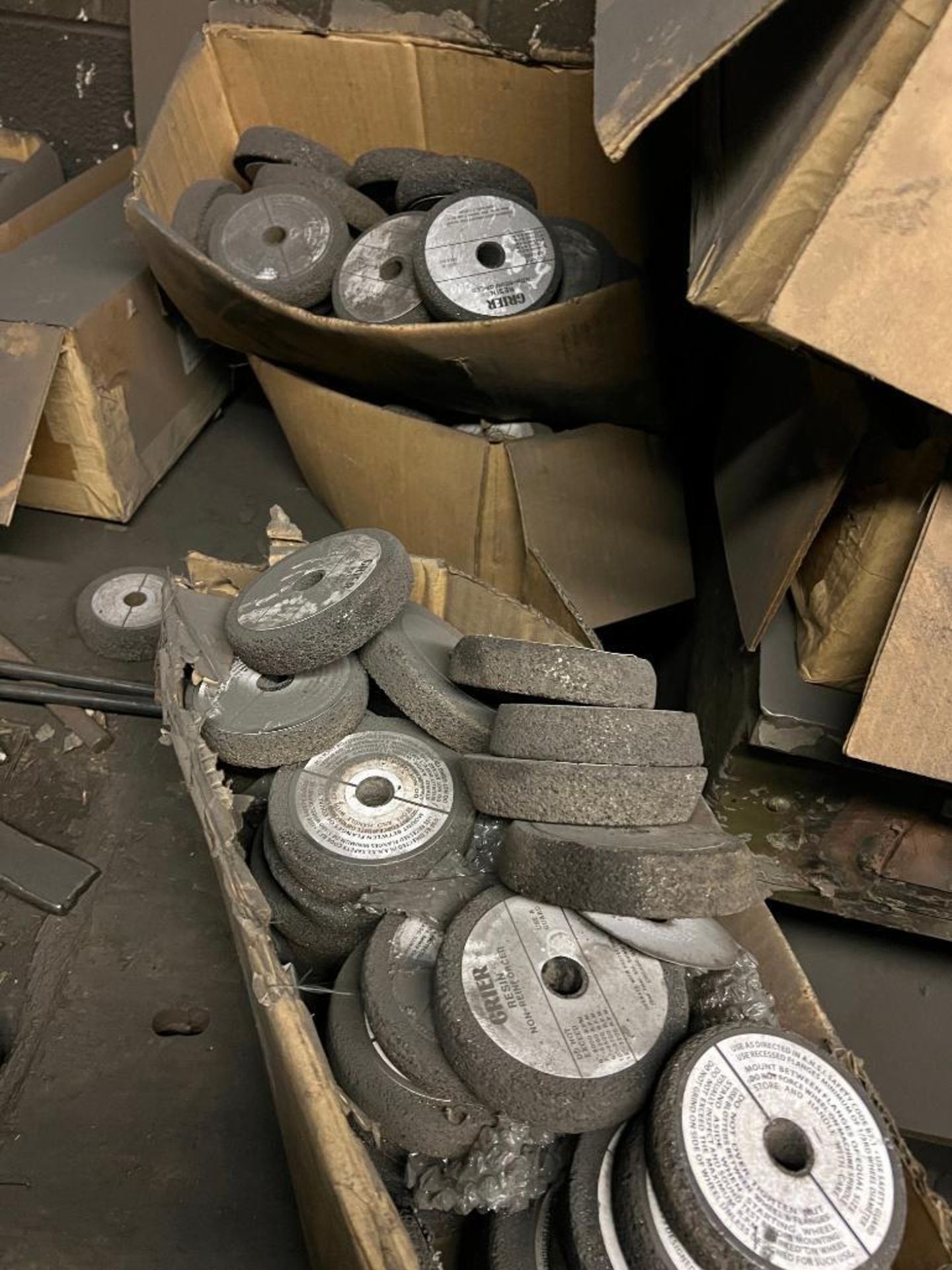 Room full of steel gauges, cutouts, templates, tables, tongs, and grinder spare parts - Image 11 of 11