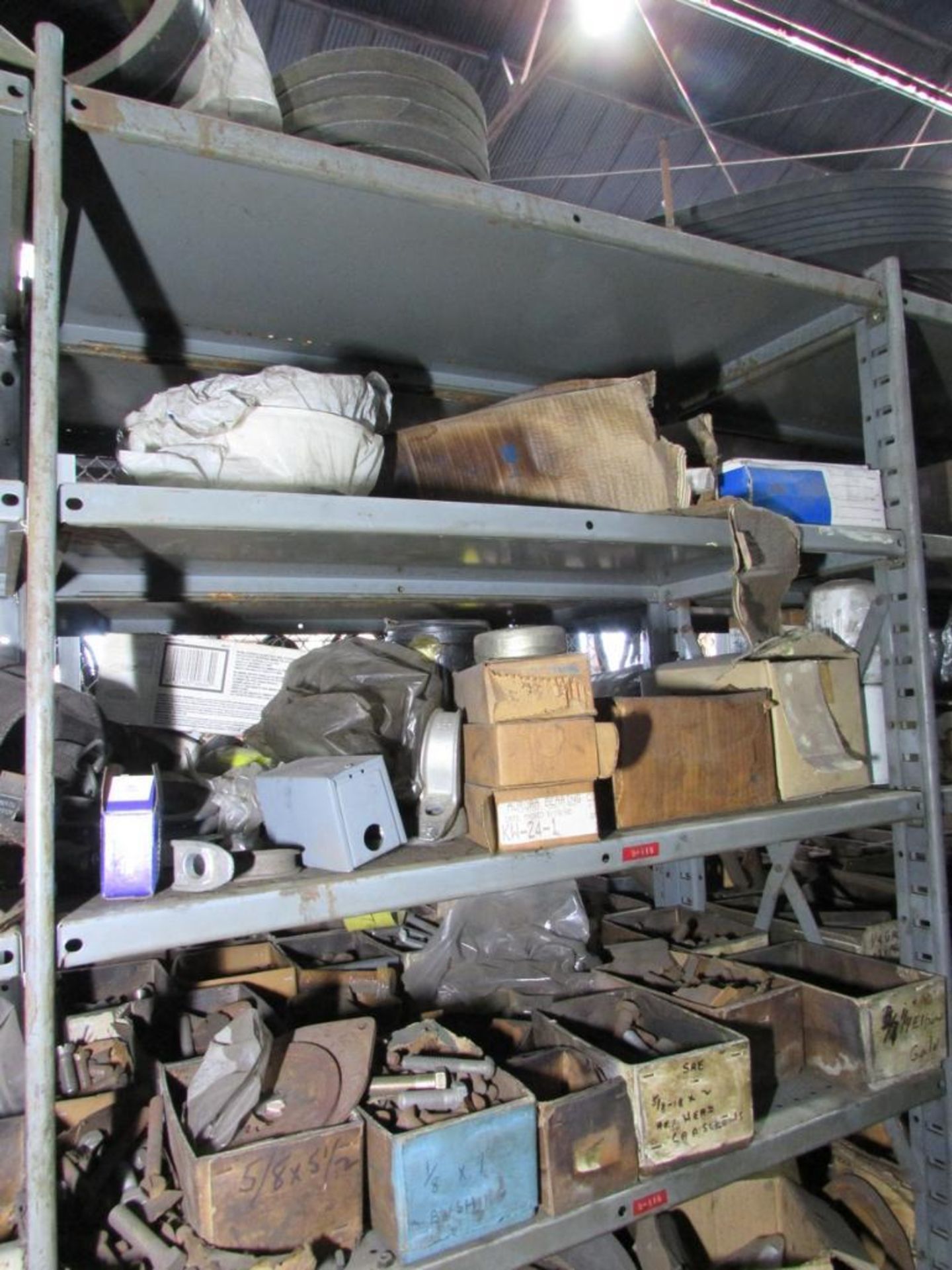 (23) Sections of Adjustable Racking with Assorted Spare Parts and Contents - Image 12 of 43