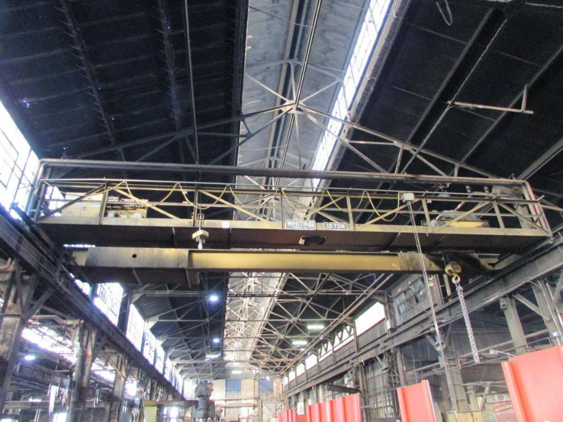 Whiting 10 Ton Double Girder Overhead Bridge Crane - Image 2 of 7