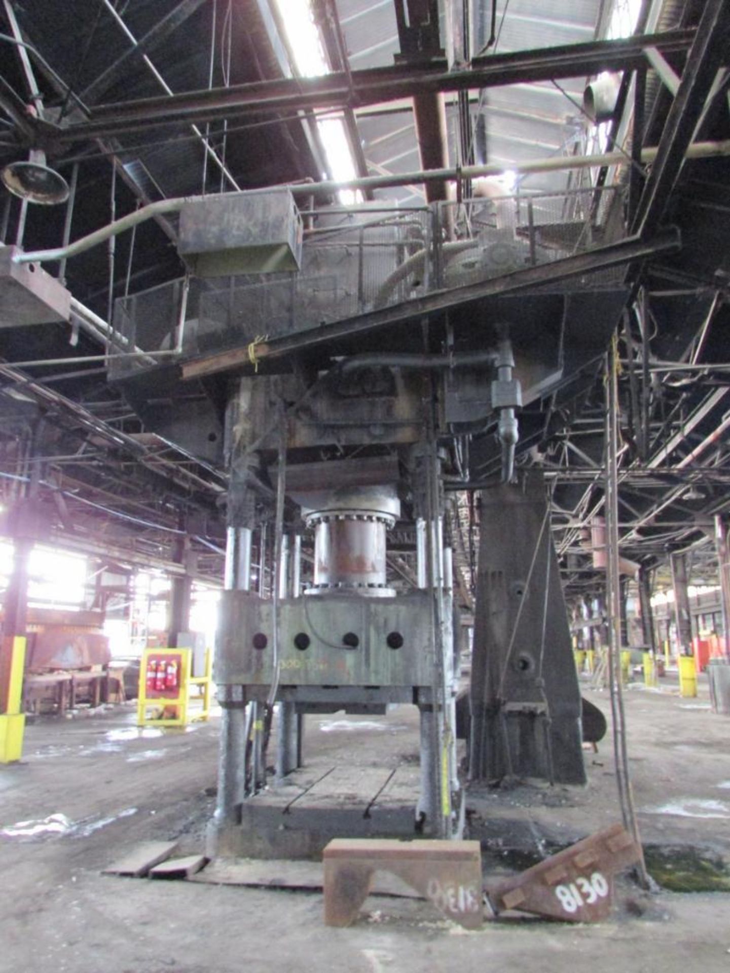 The Hydraulic Press Mfg. Co. 1000 Ton 4-Post Hydraulic Press (No.76) - Image 7 of 13