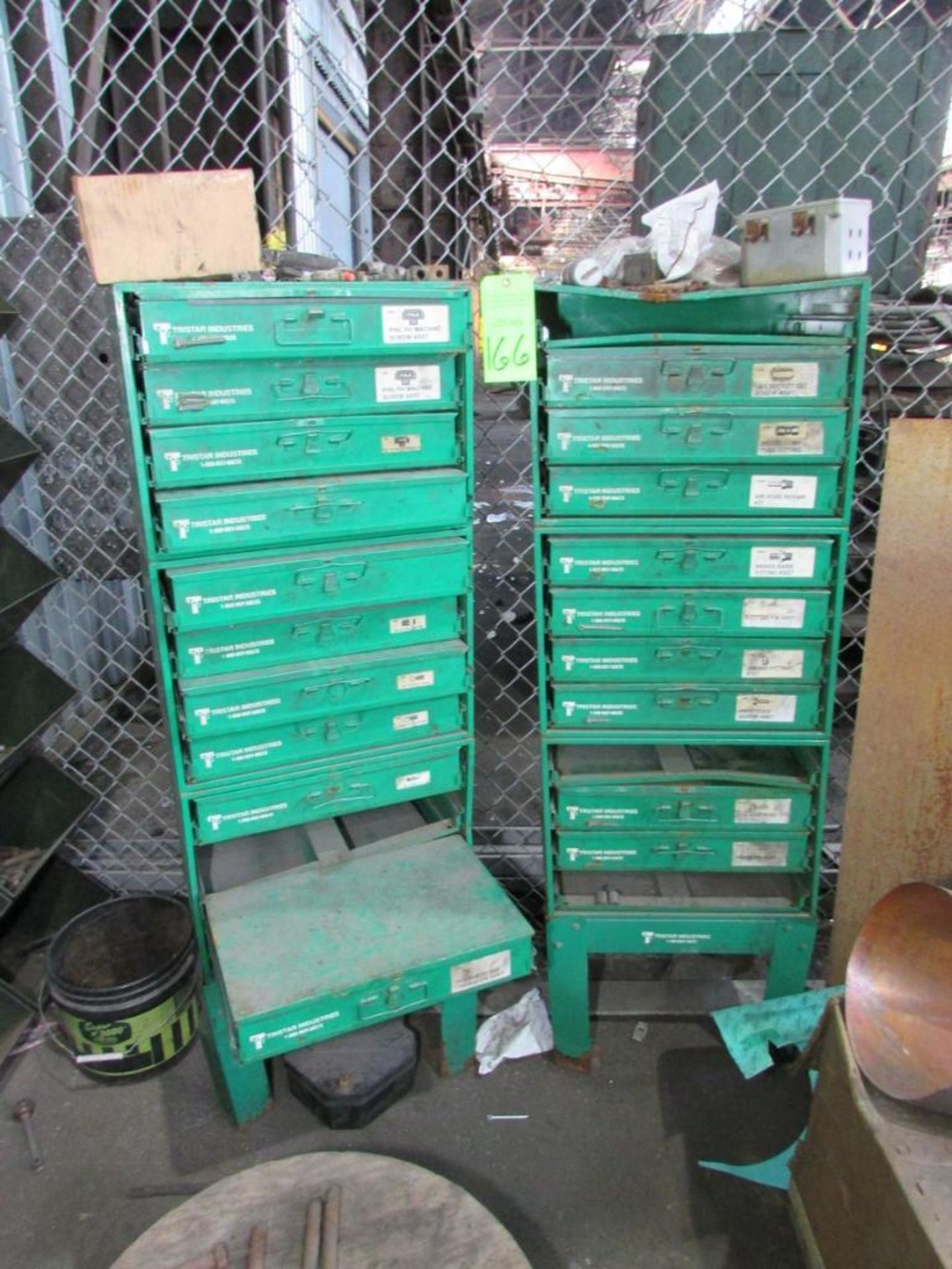 (6) Tristar IND Hardware Organizers with Assorted Hardware and Fittings