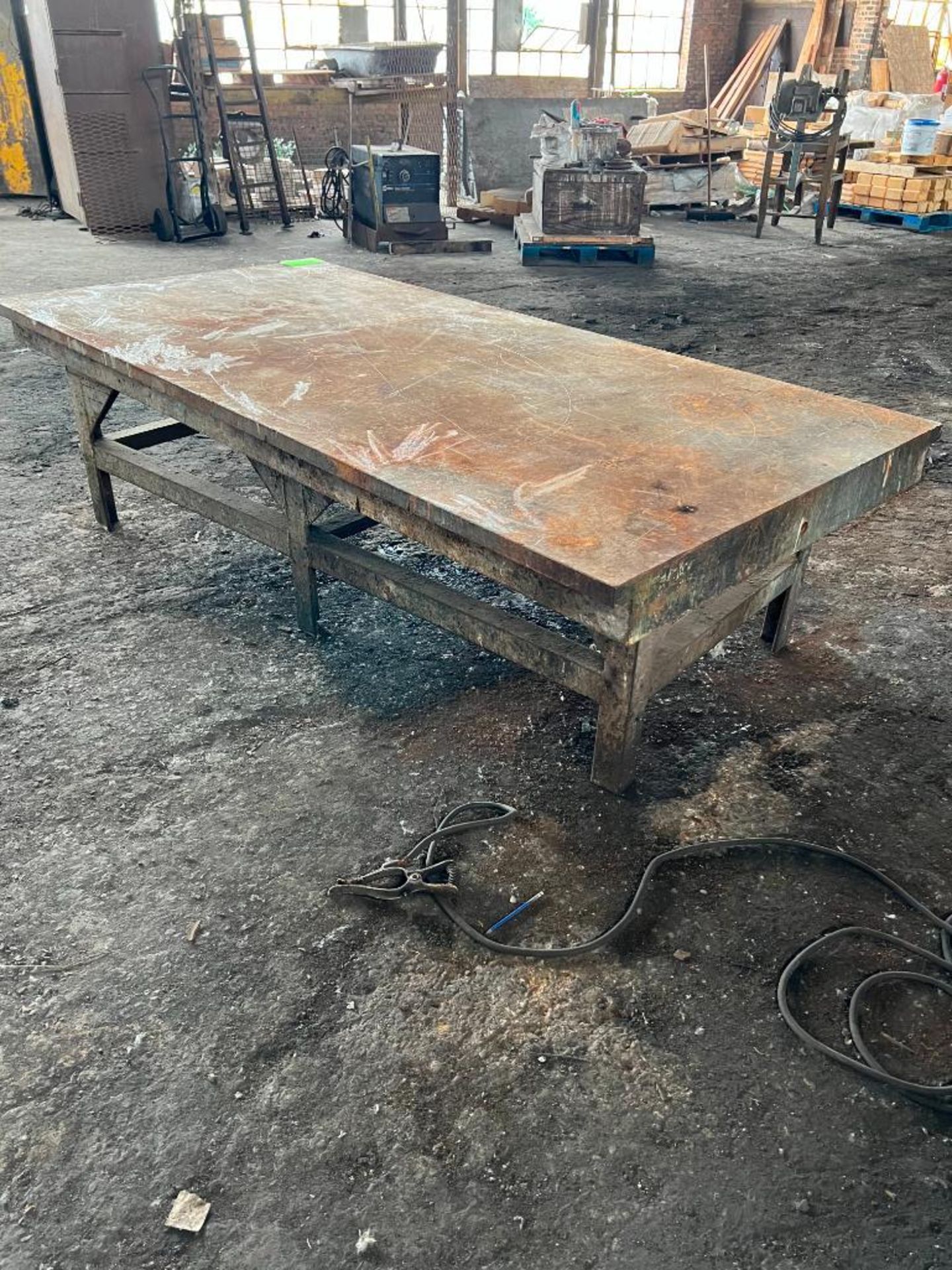 (2) Two Steel Worktables - Image 2 of 4