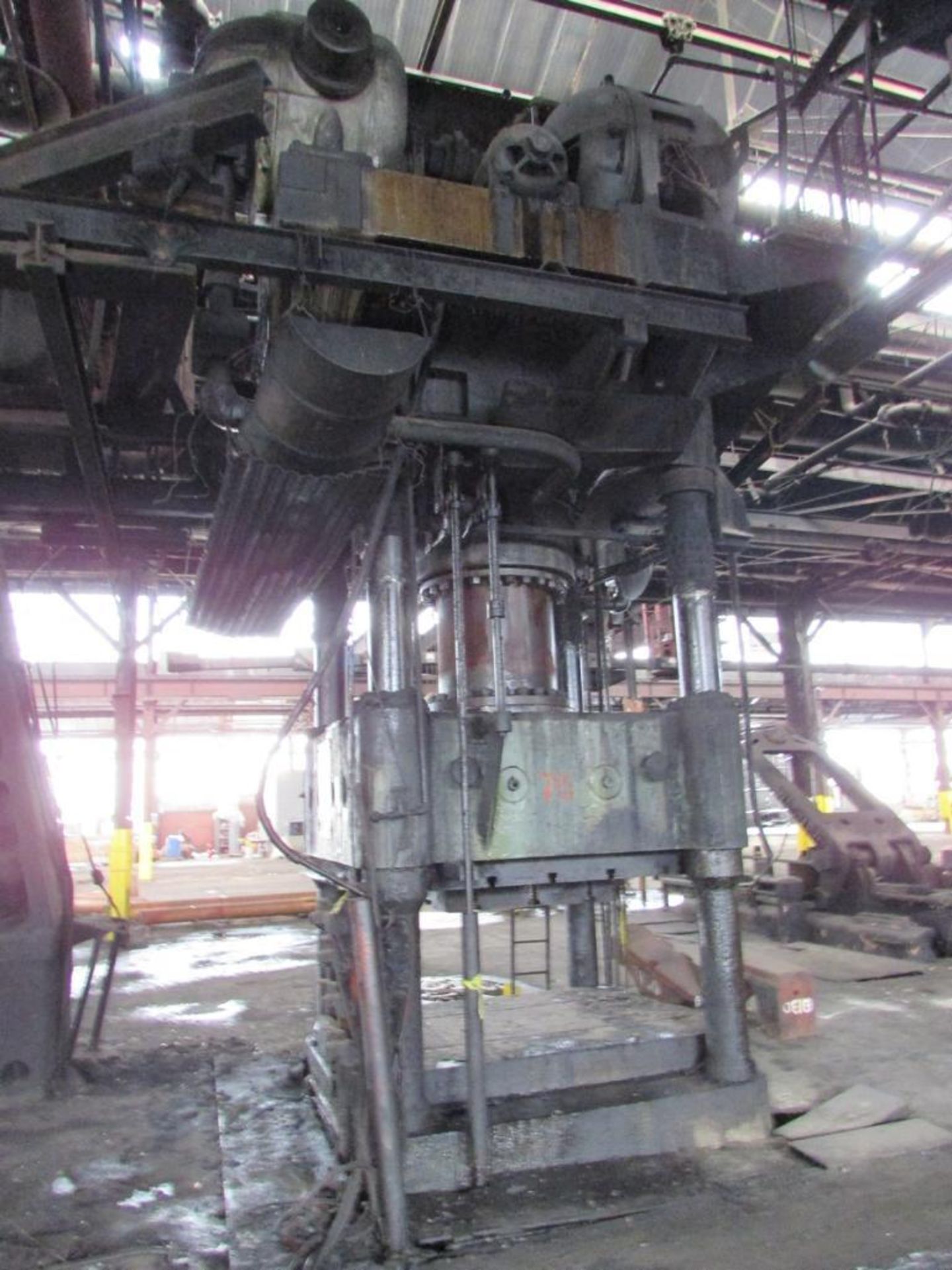 The Hydraulic Press Mfg. Co. 1000 Ton 4-Post Hydraulic Press (No.76) - Image 3 of 13