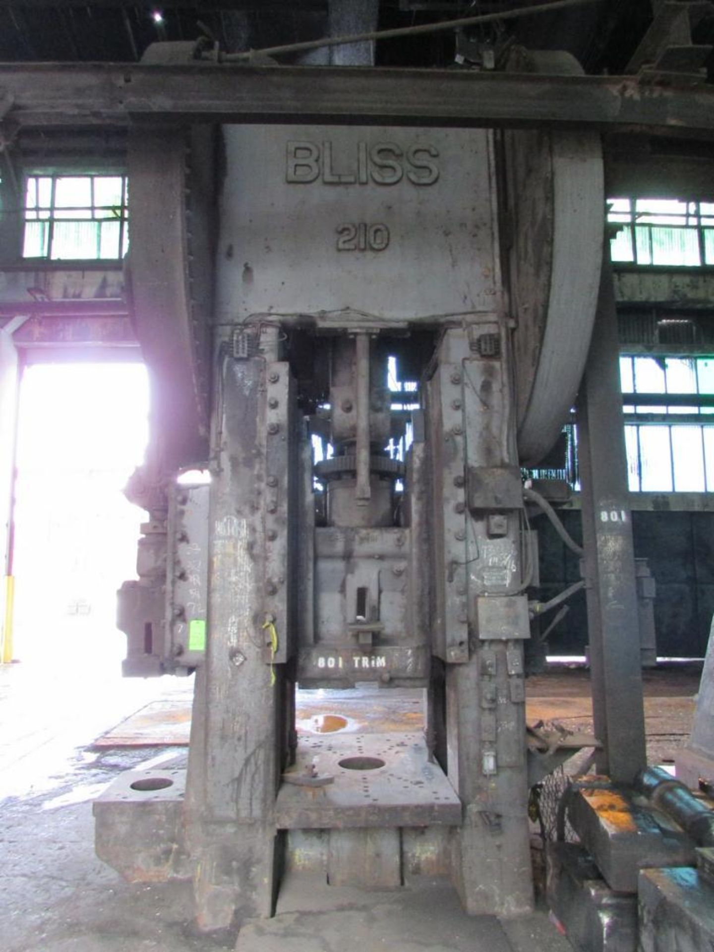 1952 Bliss 210 440 Ton Double Crank Mechanical Press (801 Trim) - Image 2 of 15