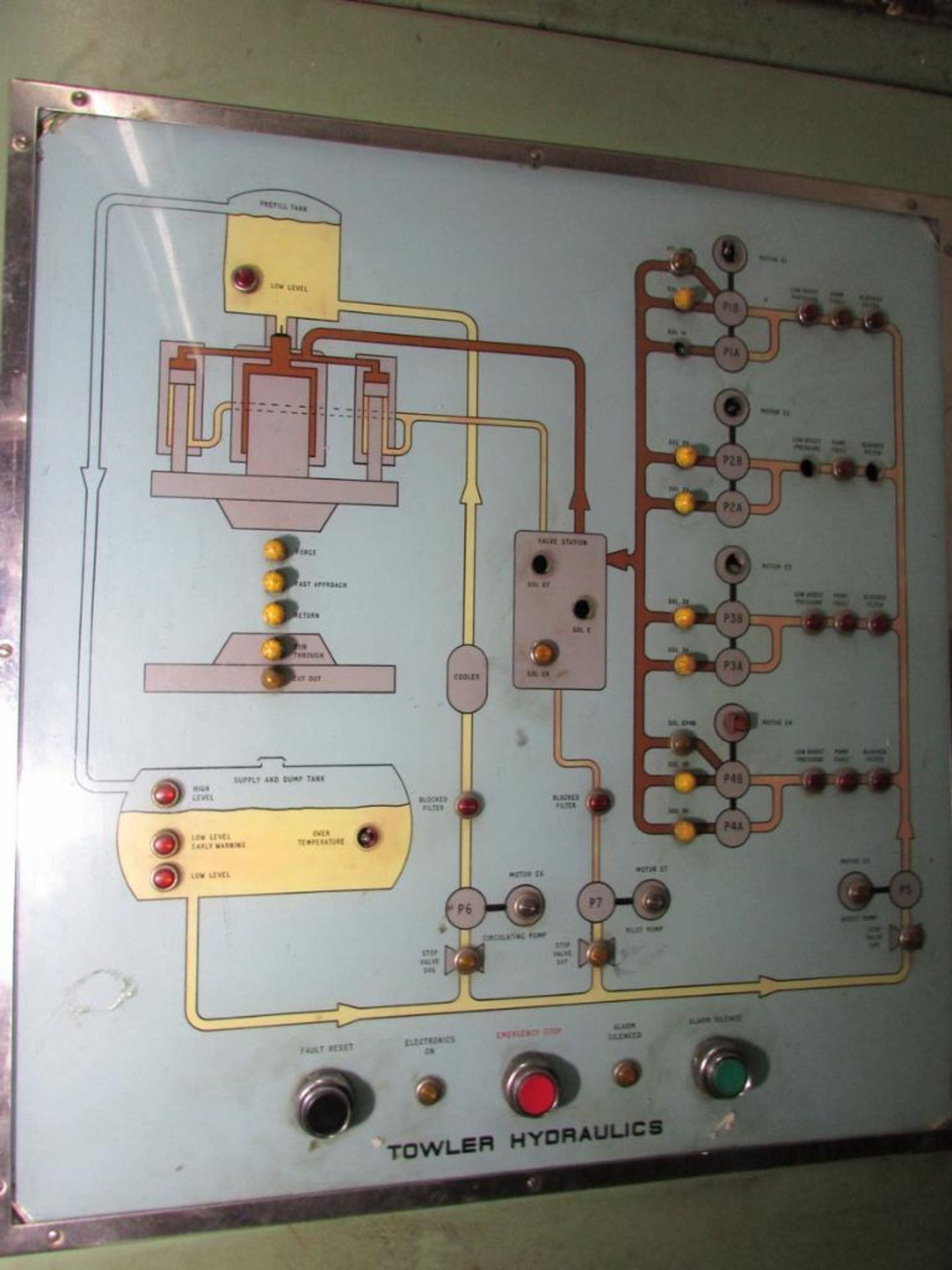 Tower Hydraulics 2000 Ton 4-Post Hydraulic Press - Image 14 of 20