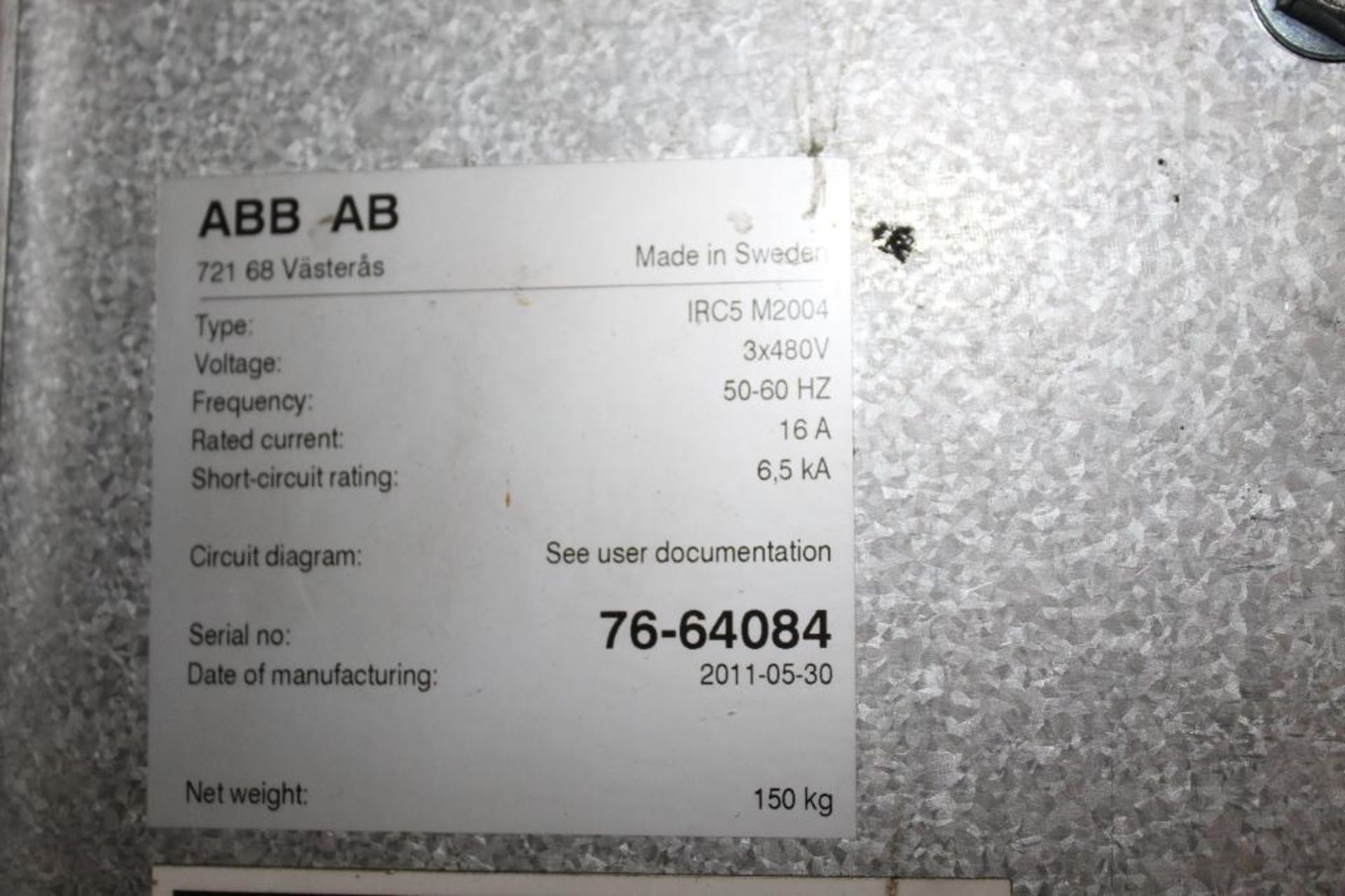 2011 ABB IRC5/M2004 - Image 2 of 2