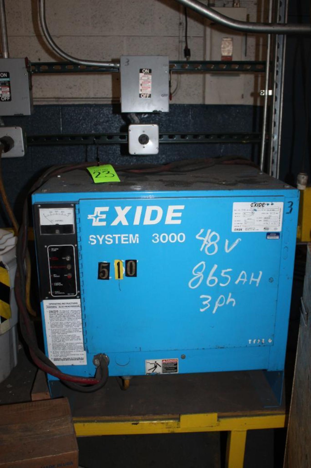 Exide System 3000 Type G Charger - Image 3 of 3