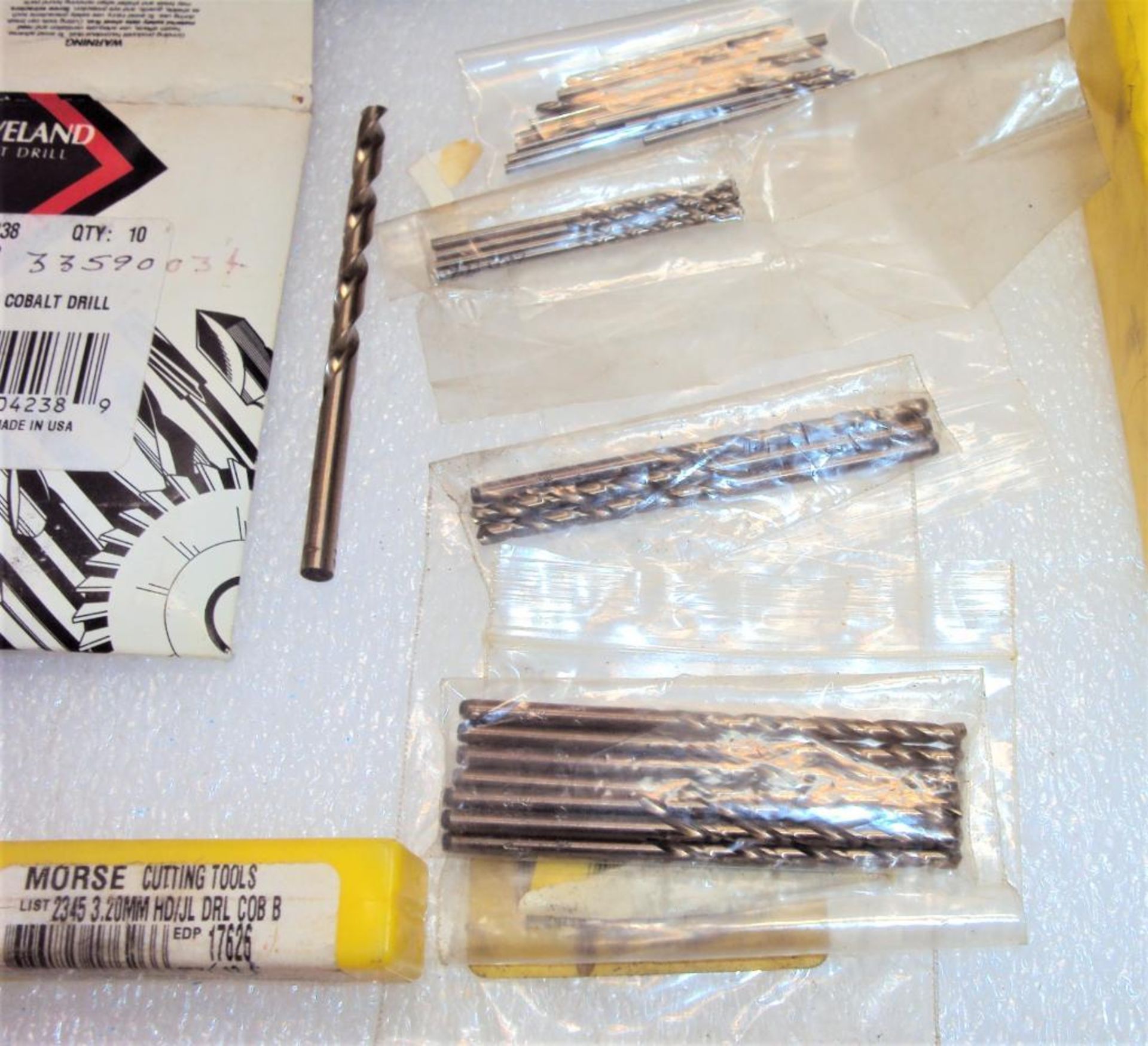 Packaged Milwaukee Cleveland & Morse Cobalt Jobber's Length Drill Bits - Image 3 of 6