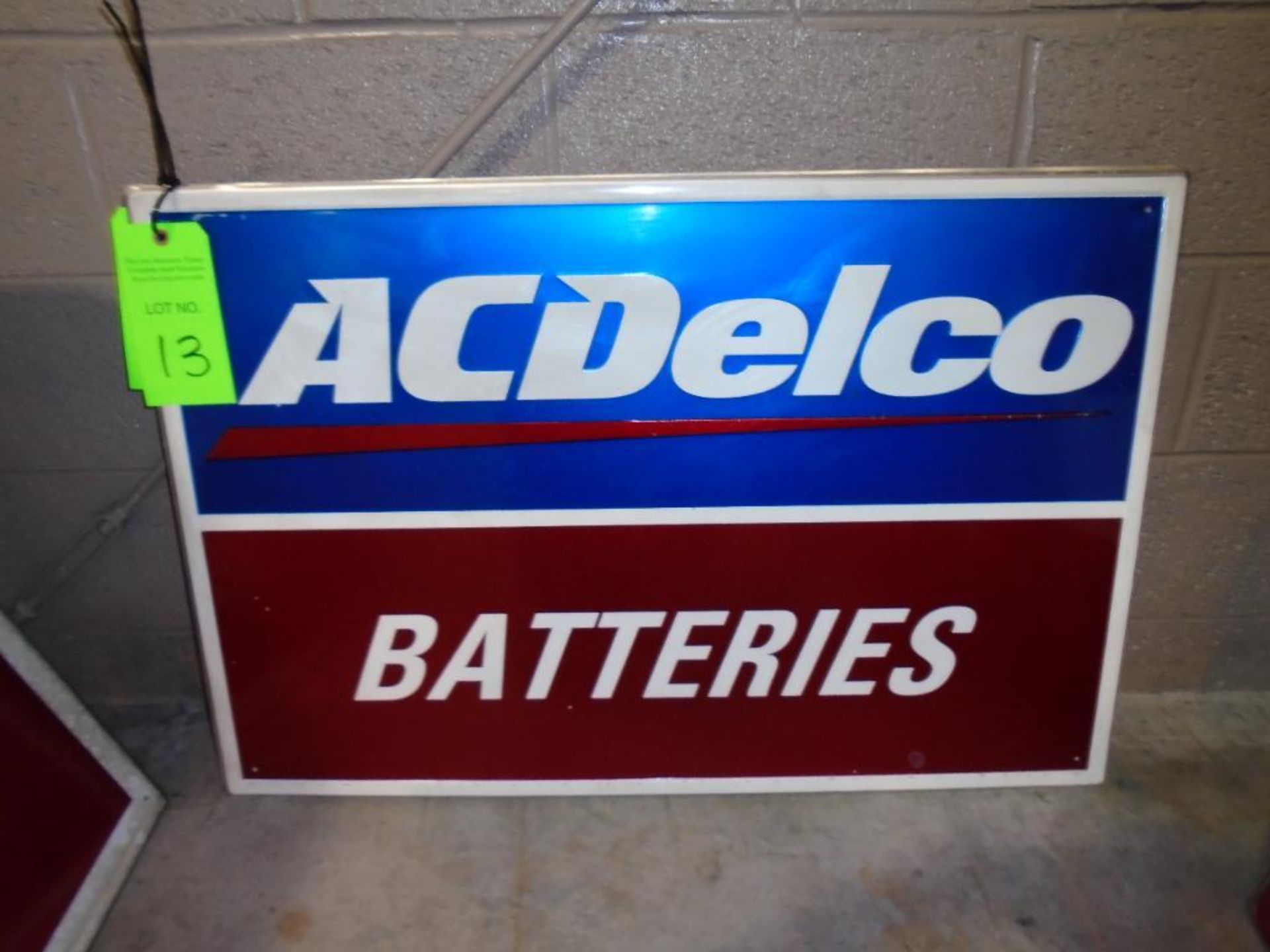 Ac Delco Batteries Sign