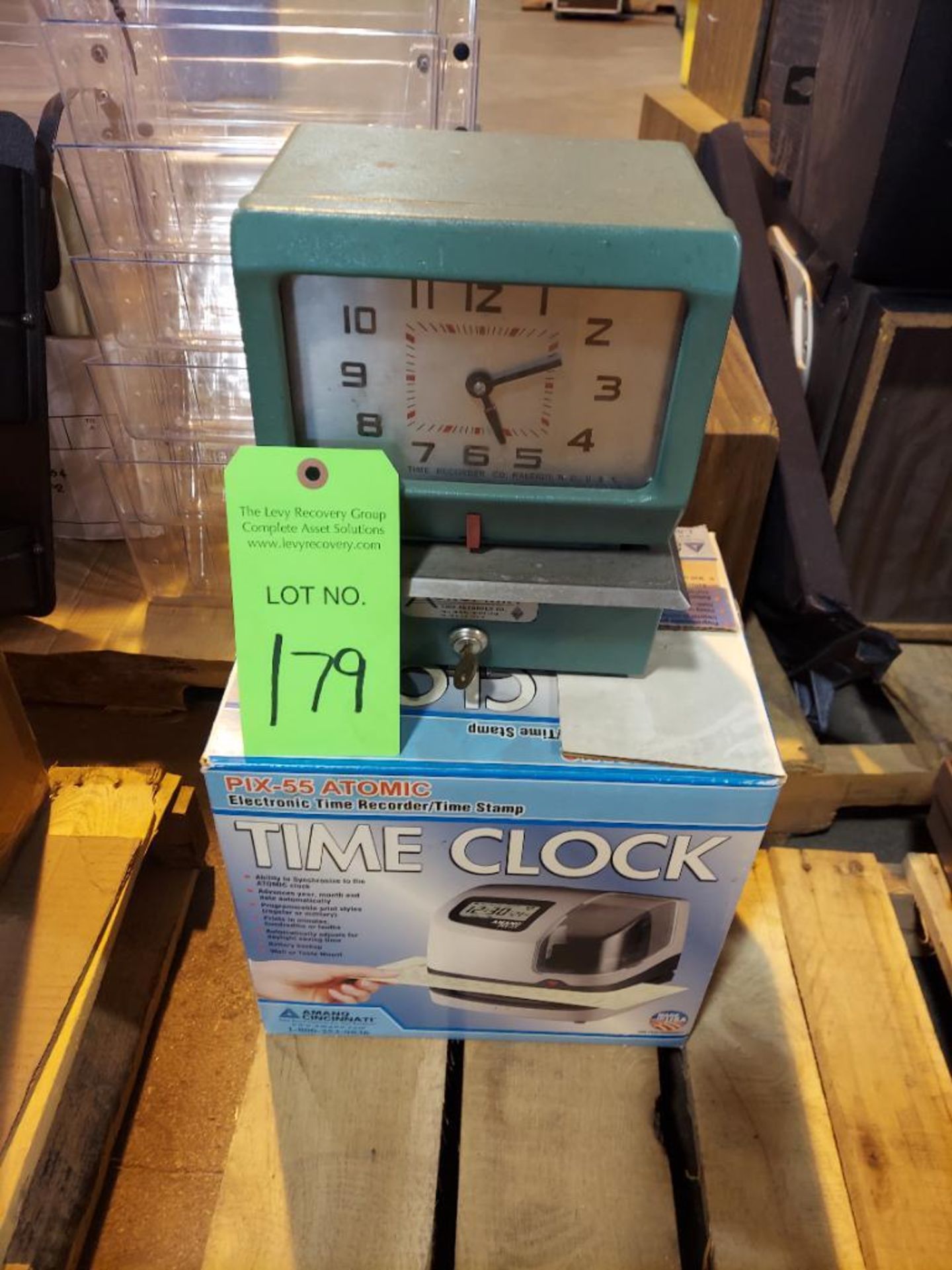 Lot of 2 Time Clocks