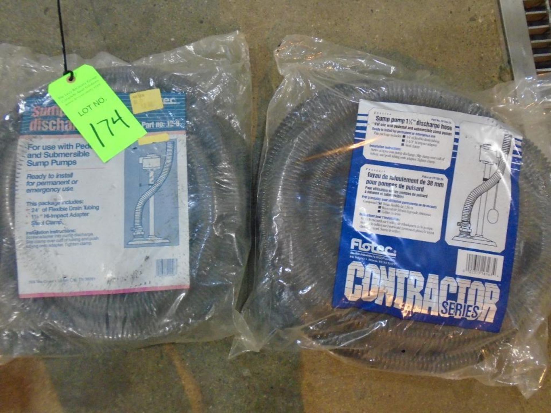 Lot of 2 1 1/2 Inch Sump Pump Discharge Hoses