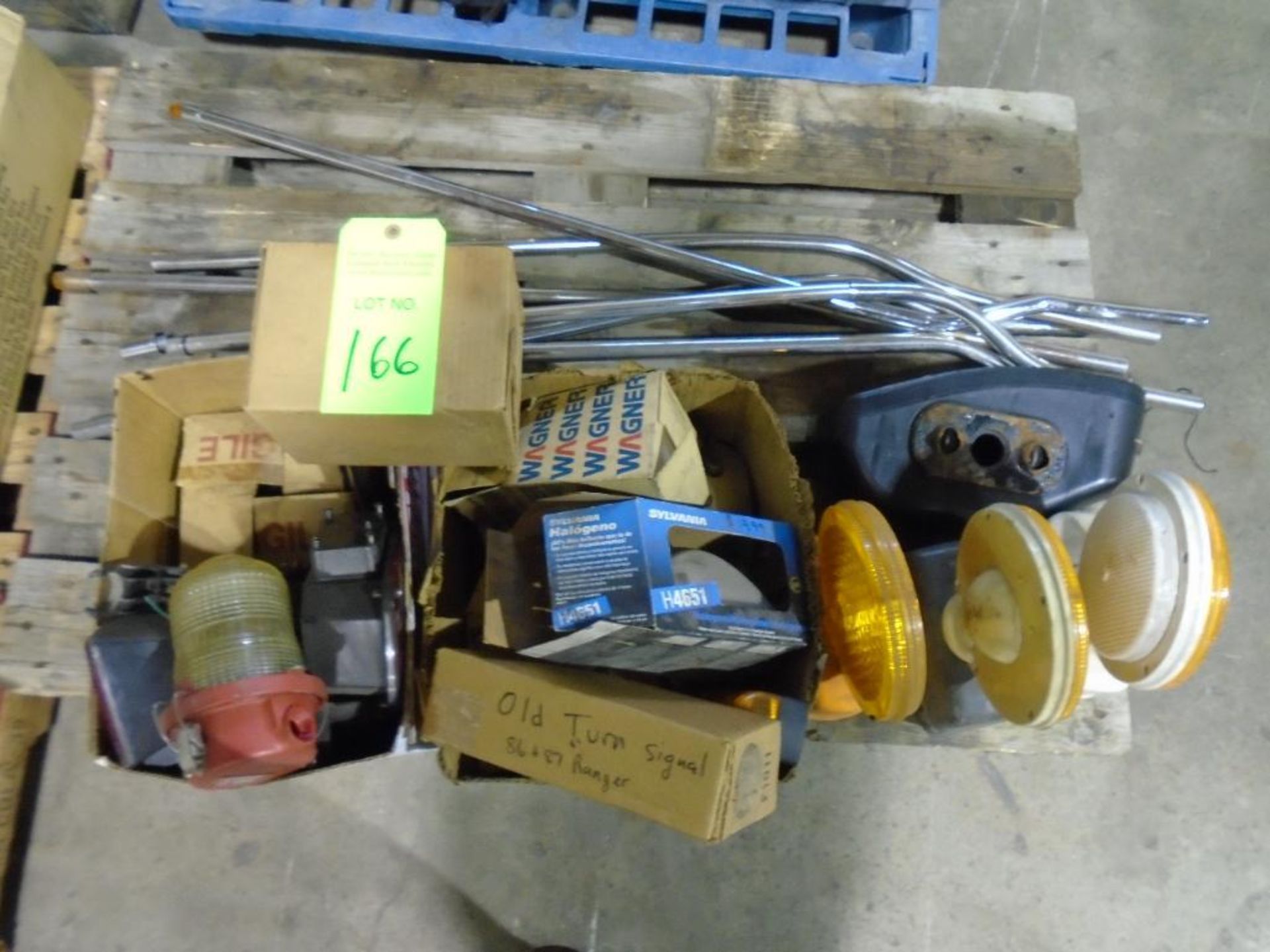 Lot of Truck Lights and Reflectors