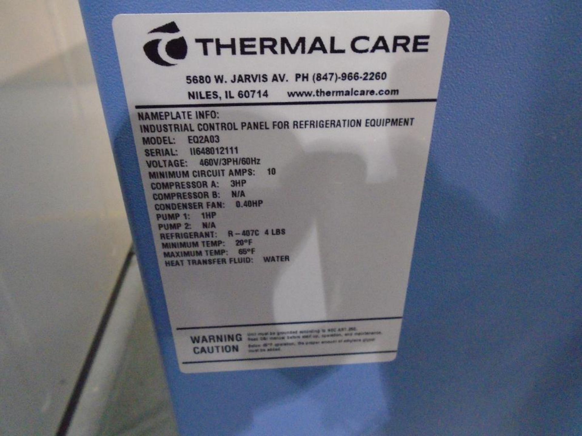 ThermaCare Accu Chiller 3TON Air Cooler Portable Chiller - Image 8 of 9