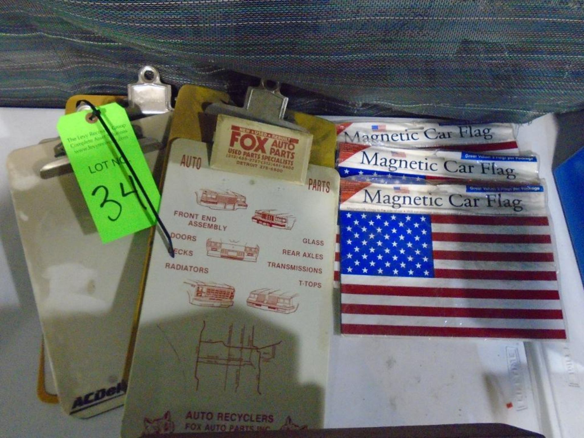 Lot of Clipboards & Magnetic Flags