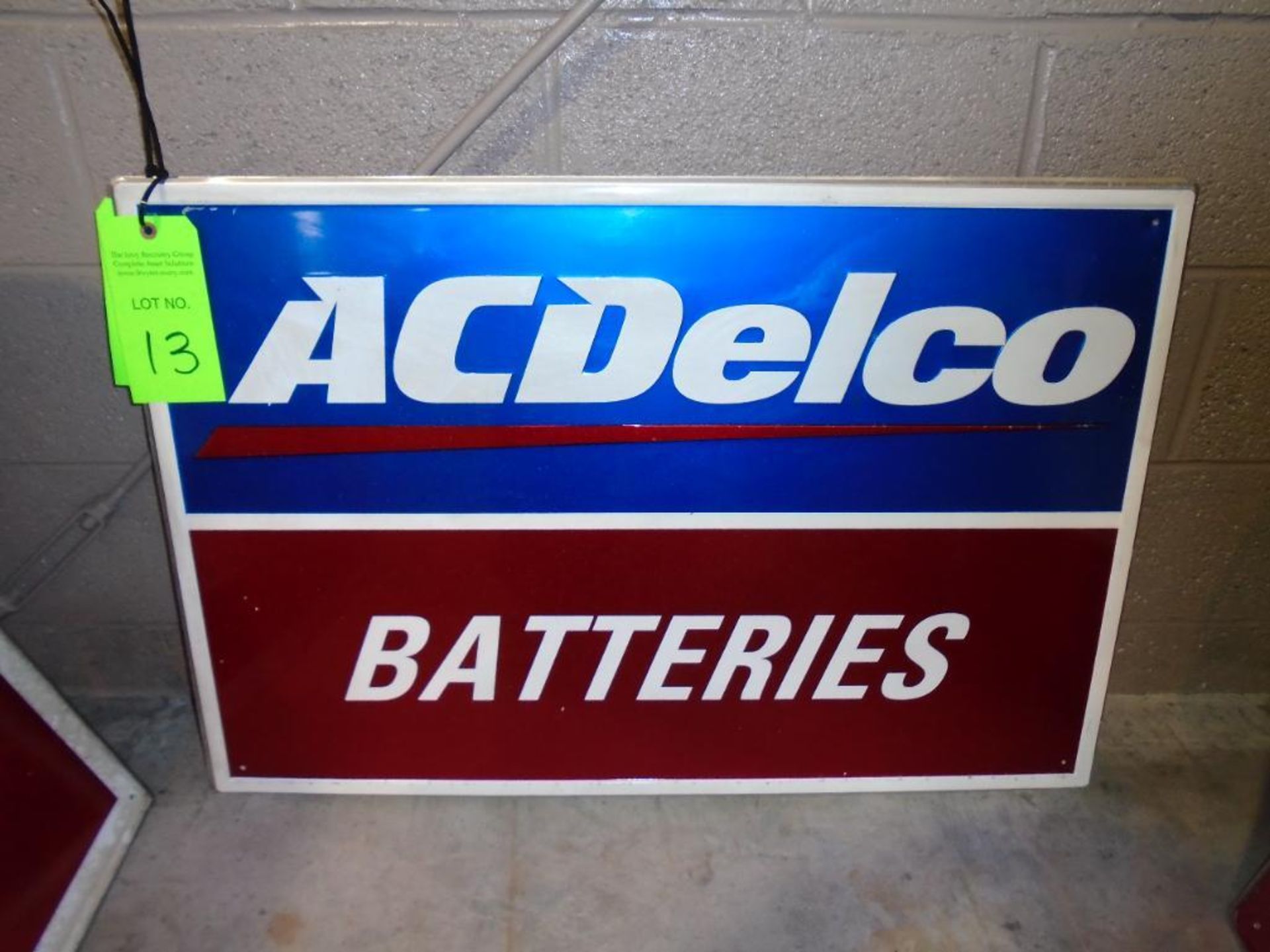 Ac Delco Batteries Sign - Image 2 of 2
