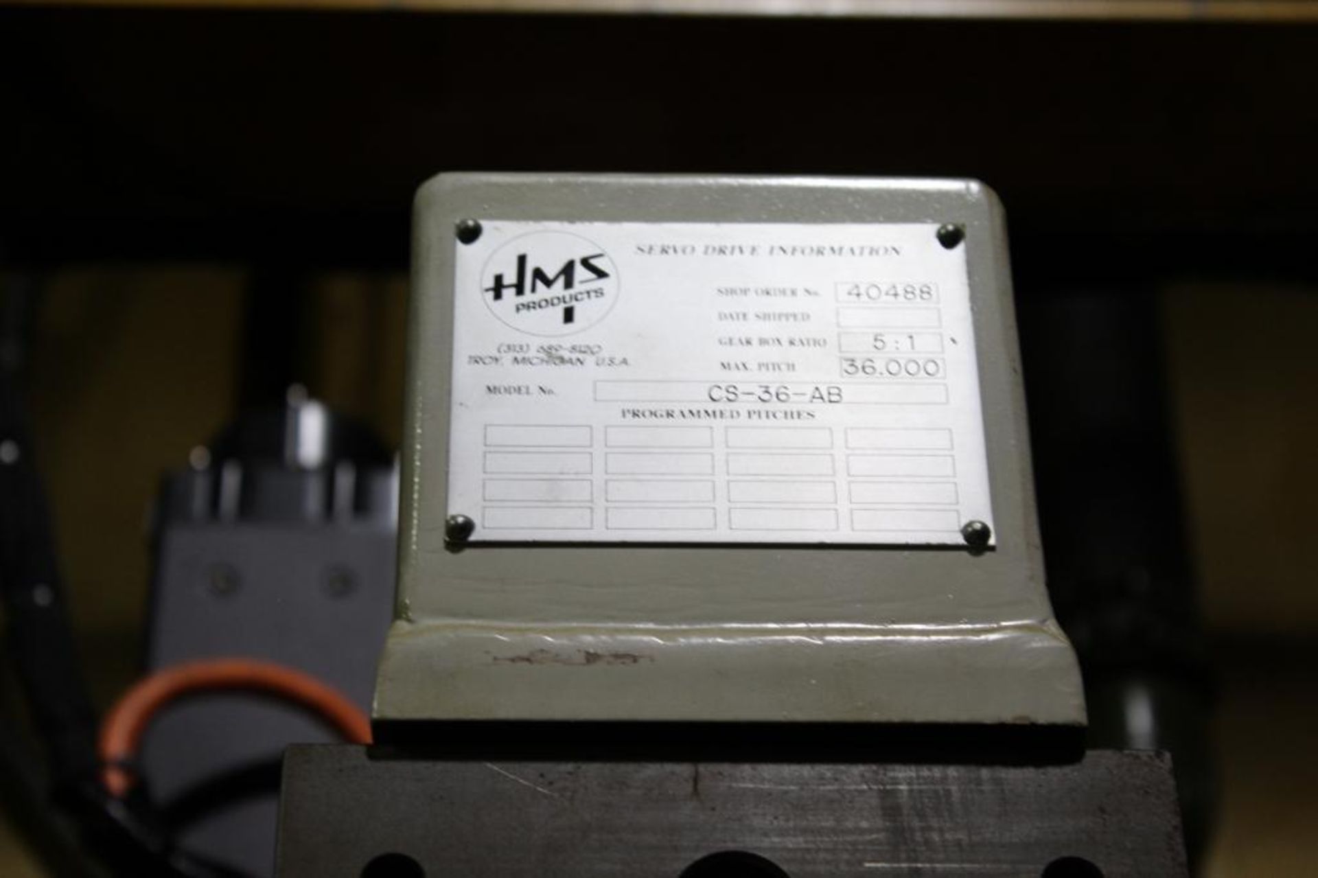 HMS Products Model C3-36-AB Parts Transfer System - Image 6 of 9