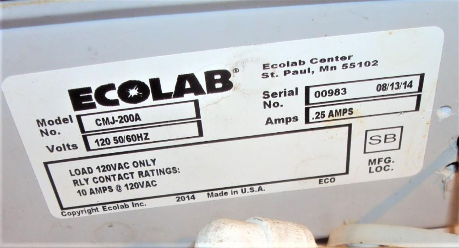 Milton Roy PD4 Programmable Divider, Ecolab CMJ200A Control Master Timer & Flow Meter Combination - Image 3 of 4