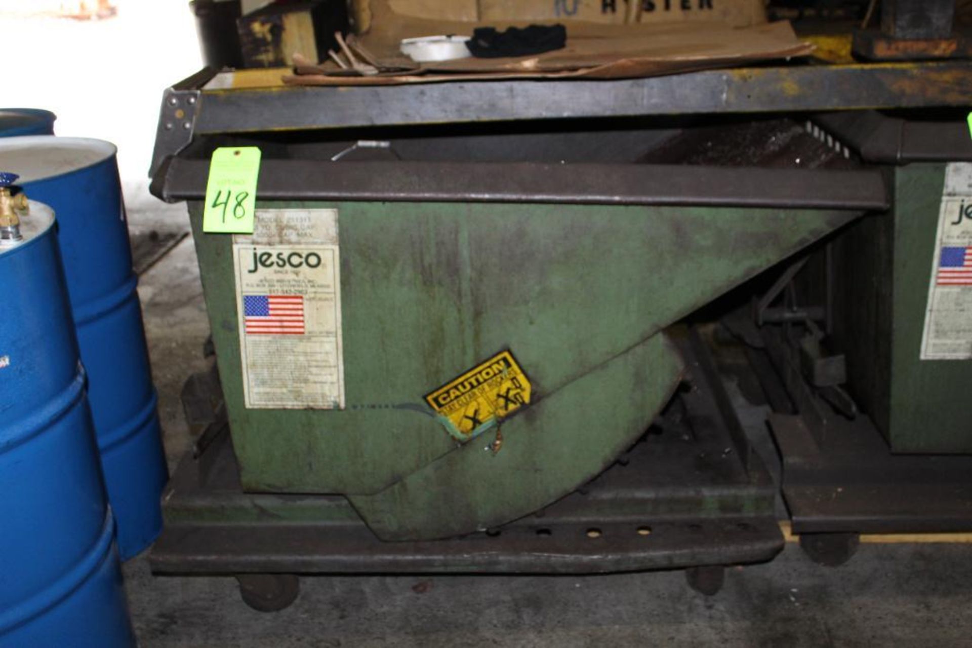 Jesco Model 211311 5 Yard Dump Hopper