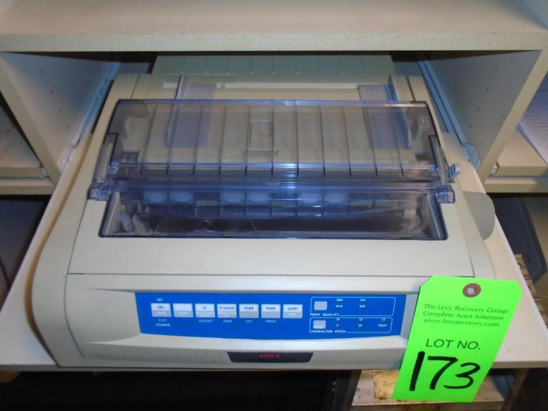 OKI Microline 420 9 Pin Printer - Image 2 of 3