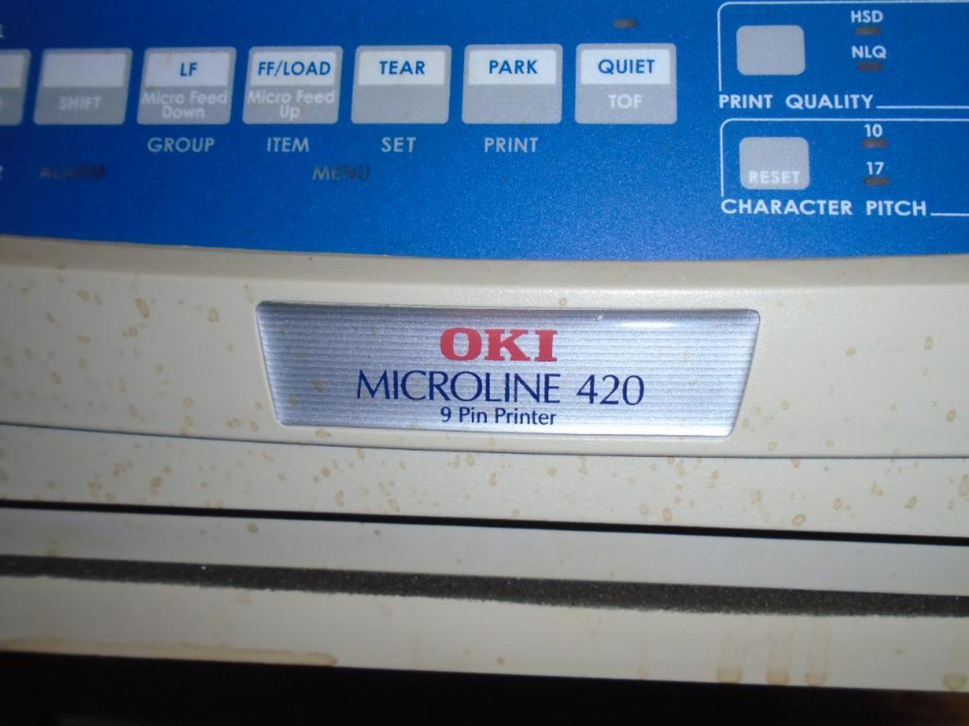 OKI Microline 420 9 Pin Printer - Image 3 of 3