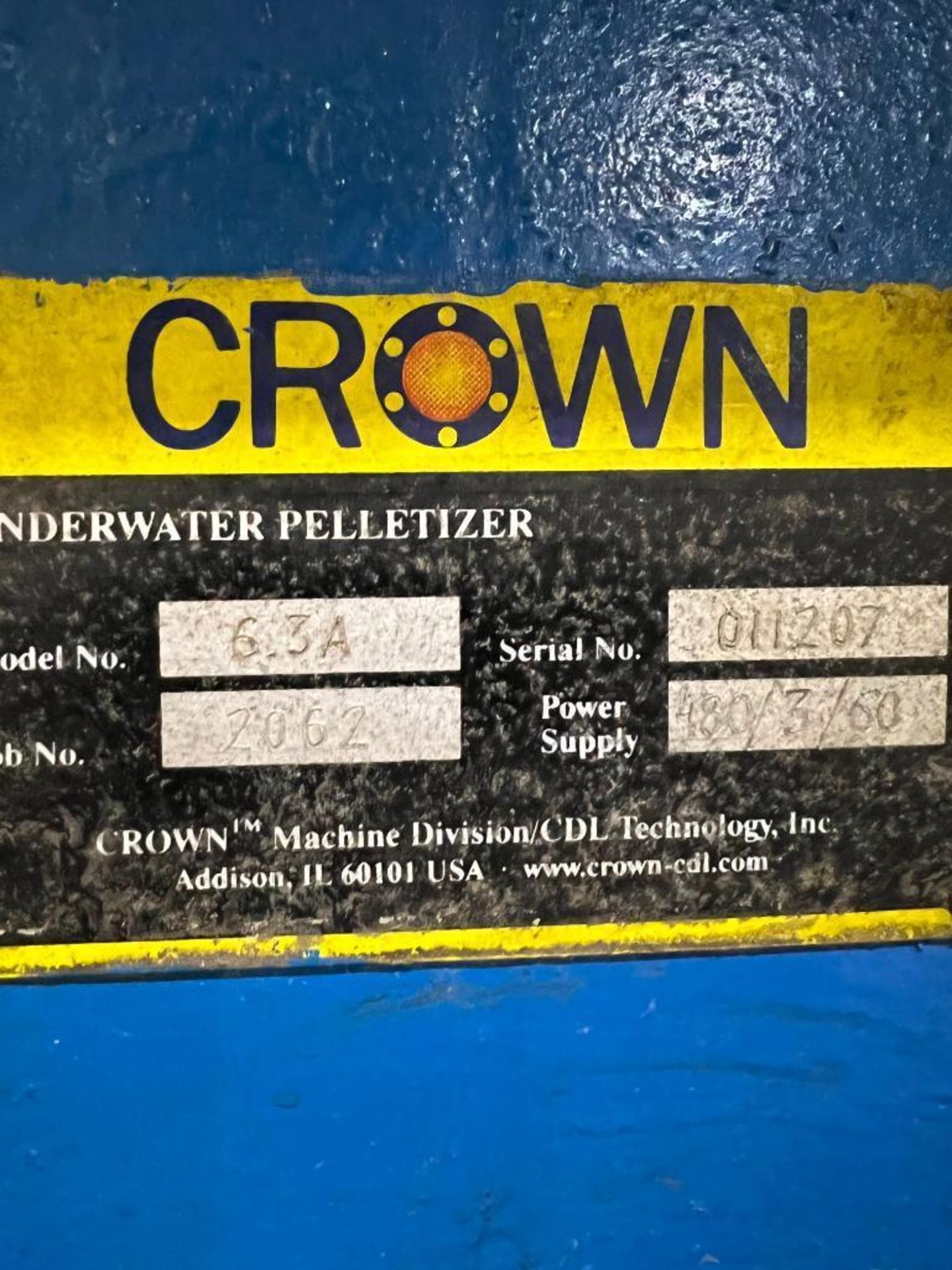 Crown Underwater Pelletizer - Image 4 of 5