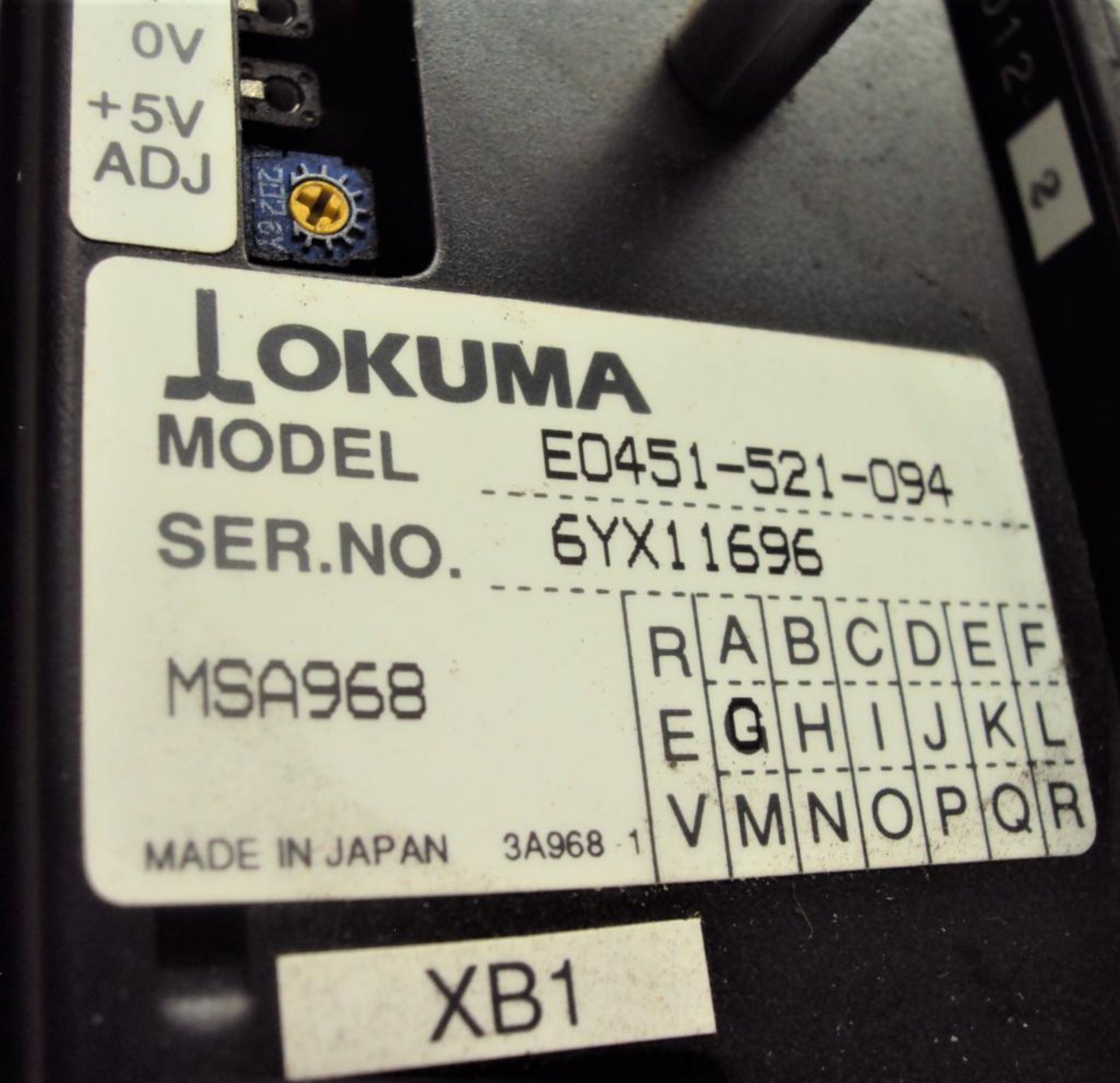Okuma OPUS7000 E0451-521-094 & E7191-855-018-2 CPU IF/Rack w/ Modules - Image 3 of 6