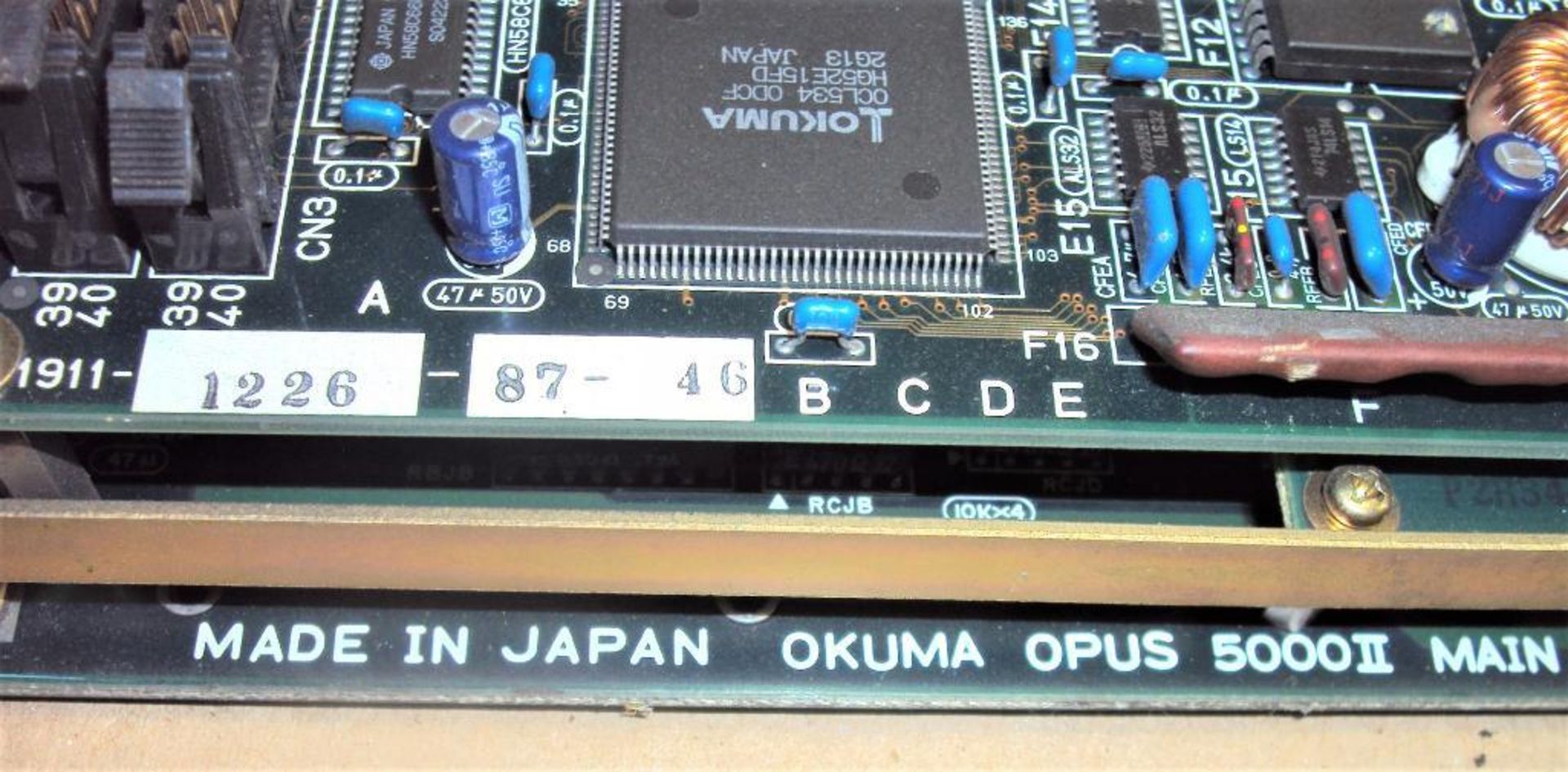 Okuma Opus 5000II E4809-045-091-E Main Board IIE w/ E4809-045-146-B Bubble Memory Card & E4809-045-1 - Image 7 of 8
