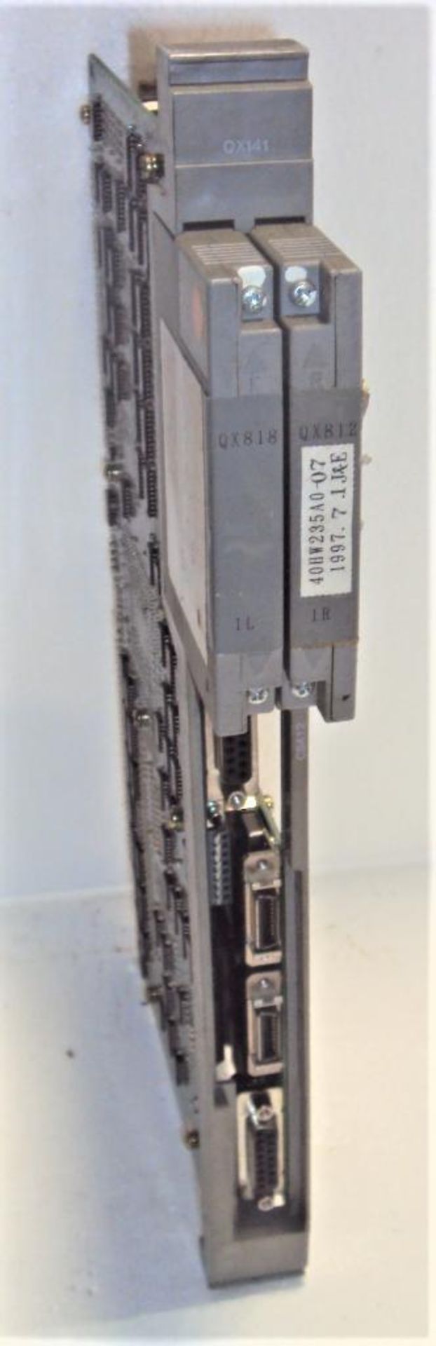 Mitsubishi Mazatrol QX141C BN634A617G52 CPU Module w/ (2) Memory Cassettes QX812 & QX818 and BN634A7