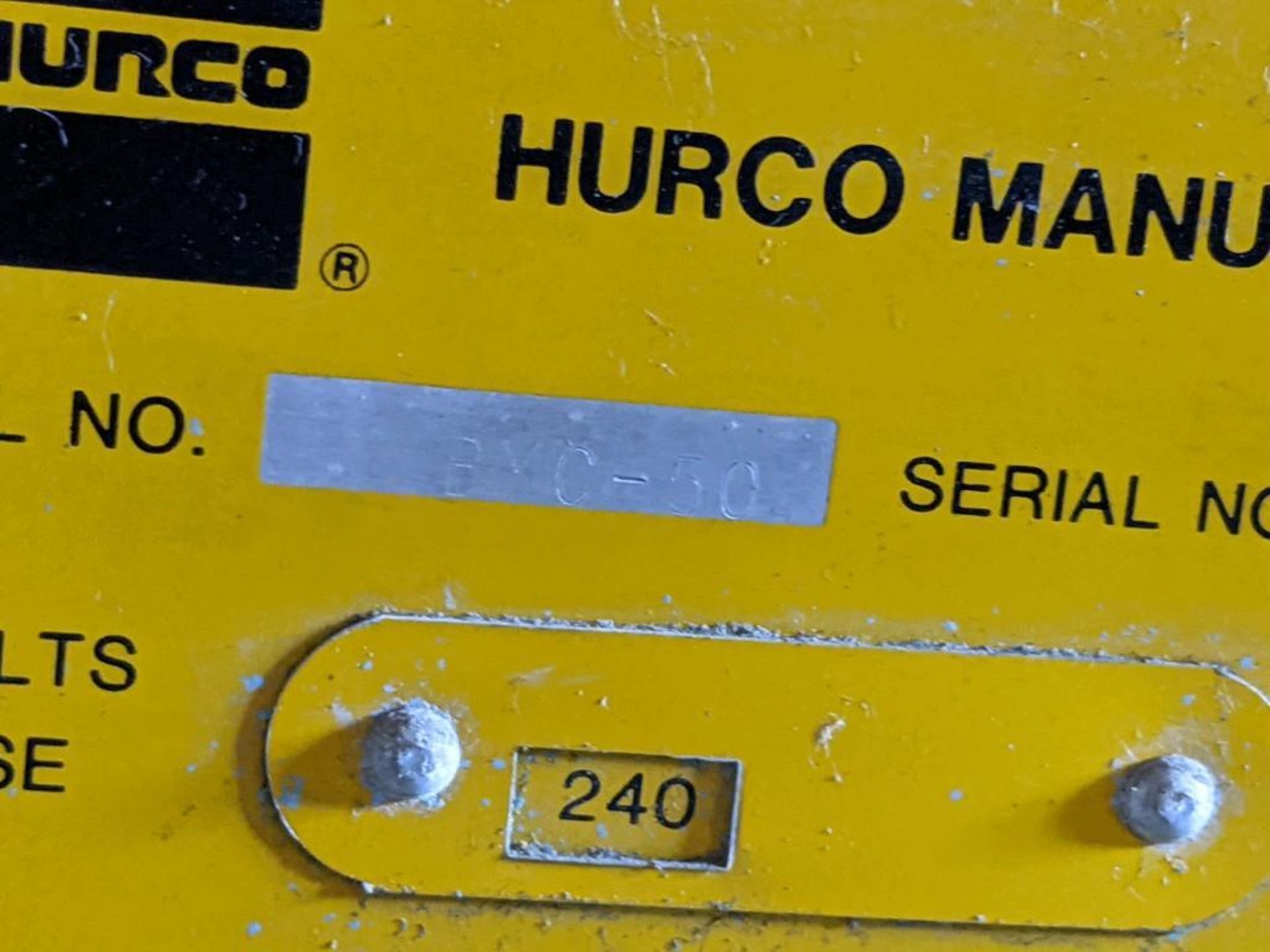1989 Hurco BMC 50 - Image 4 of 5