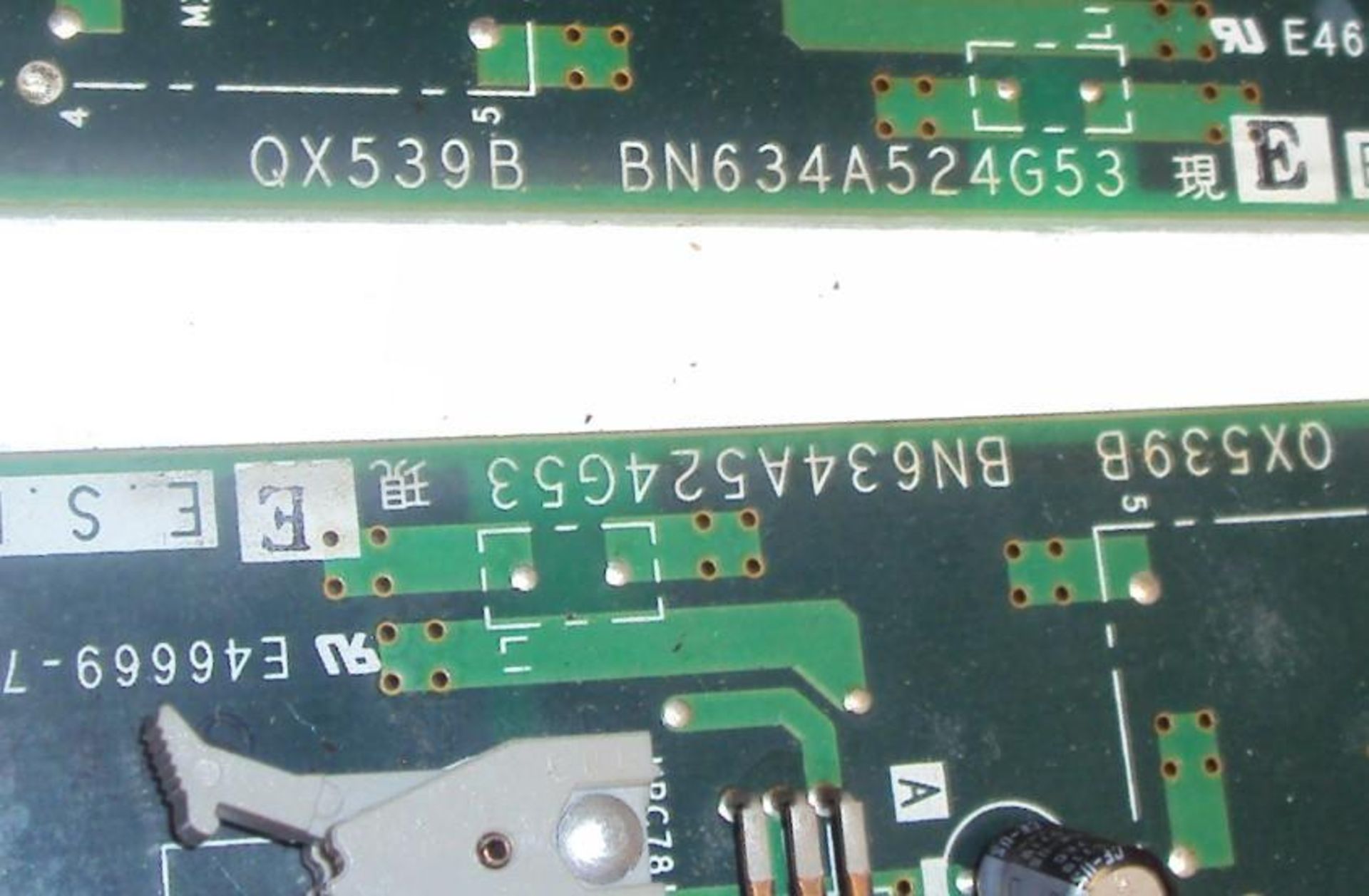 (2) Mitsubishi Meldas Qx539B I/O CNC Control Board BN634A524G53 - Image 5 of 5