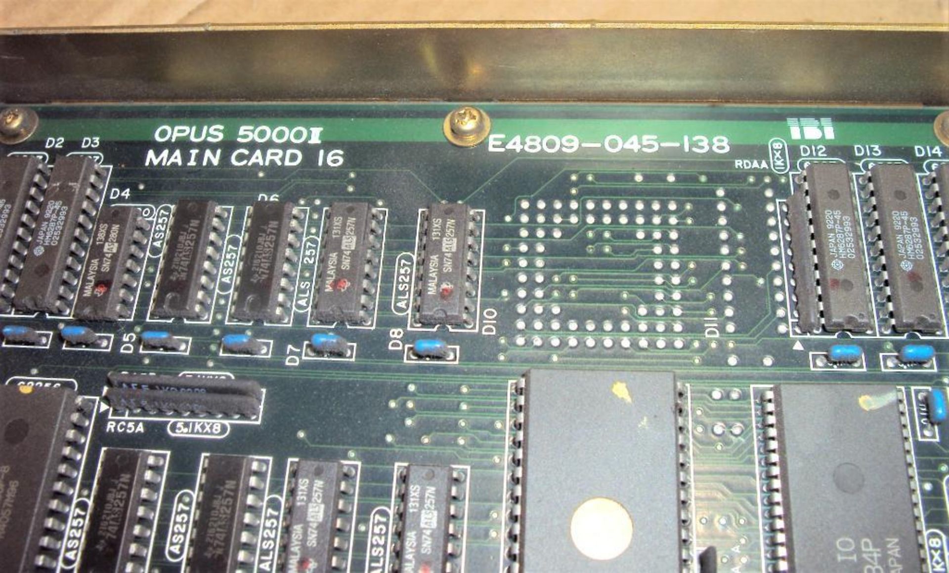 Okuma Opus 5000II E4809-045-091-E Main Board IIE w/ E4809-045-146-B Bubble Memory Card & E4809-045-1 - Image 8 of 8