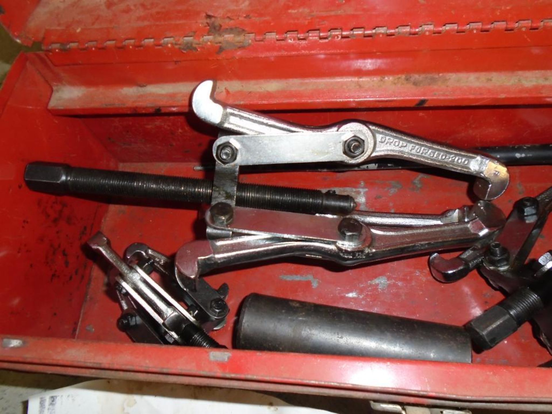 Toolbox with Assorted Pullers - Image 3 of 3