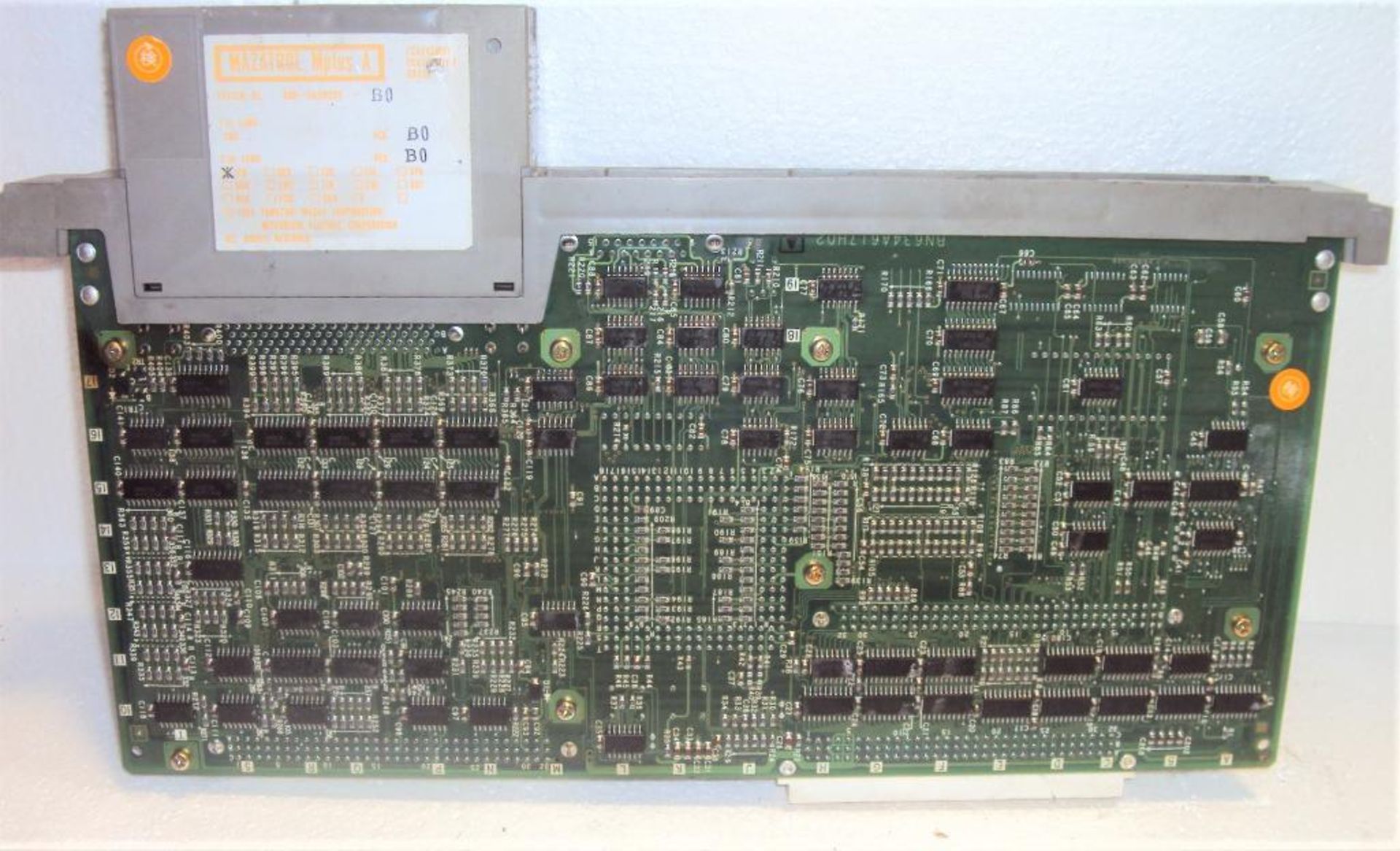 Mitsubishi Mazatrol QX141C BN634A617G52 CPU Module w/ (2) Memory Cassettes QX812 & QX818 and BN634A7 - Image 4 of 7