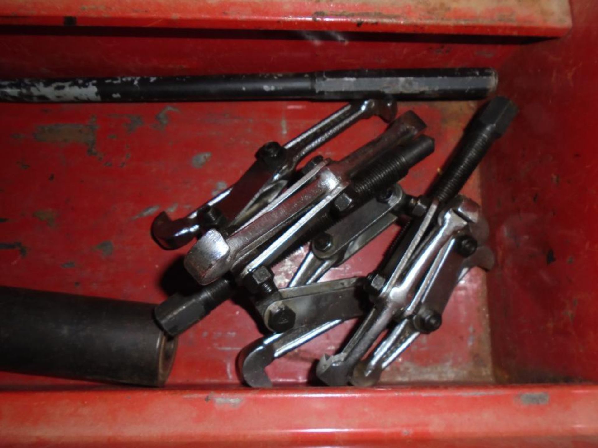 Toolbox with Assorted Pullers - Image 2 of 3