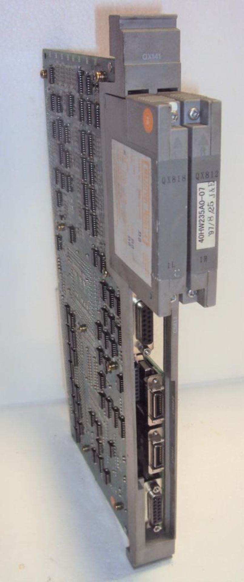 Mitsubishi Mazatrol QX141C BN634A617G52 CPU Module w/ (2) Memory Cassettes QX812 & QX818 and BN634A7