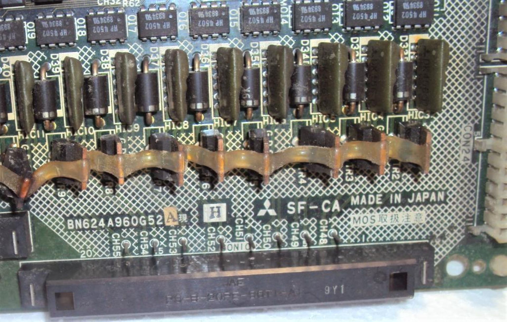 Mitsubishi BN624A960G52A SF-CA Spindle Drive Board w/ BN624A961G52A SF-TL Top Board - Image 3 of 4