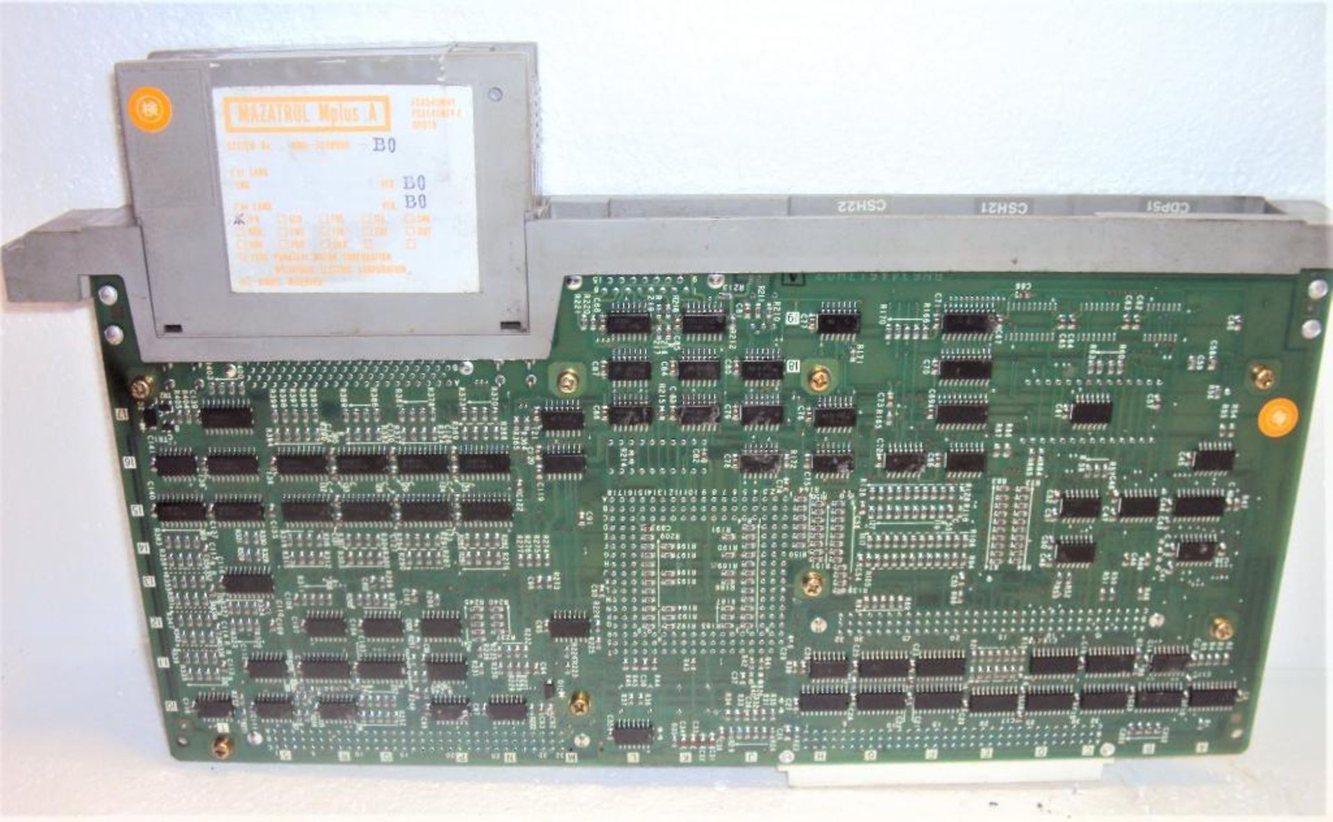 Mitsubishi Mazatrol QX141C BN634A617G52 CPU Module w/ (2) Memory Cassettes QX812 & QX818 and BN634A7 - Image 4 of 7