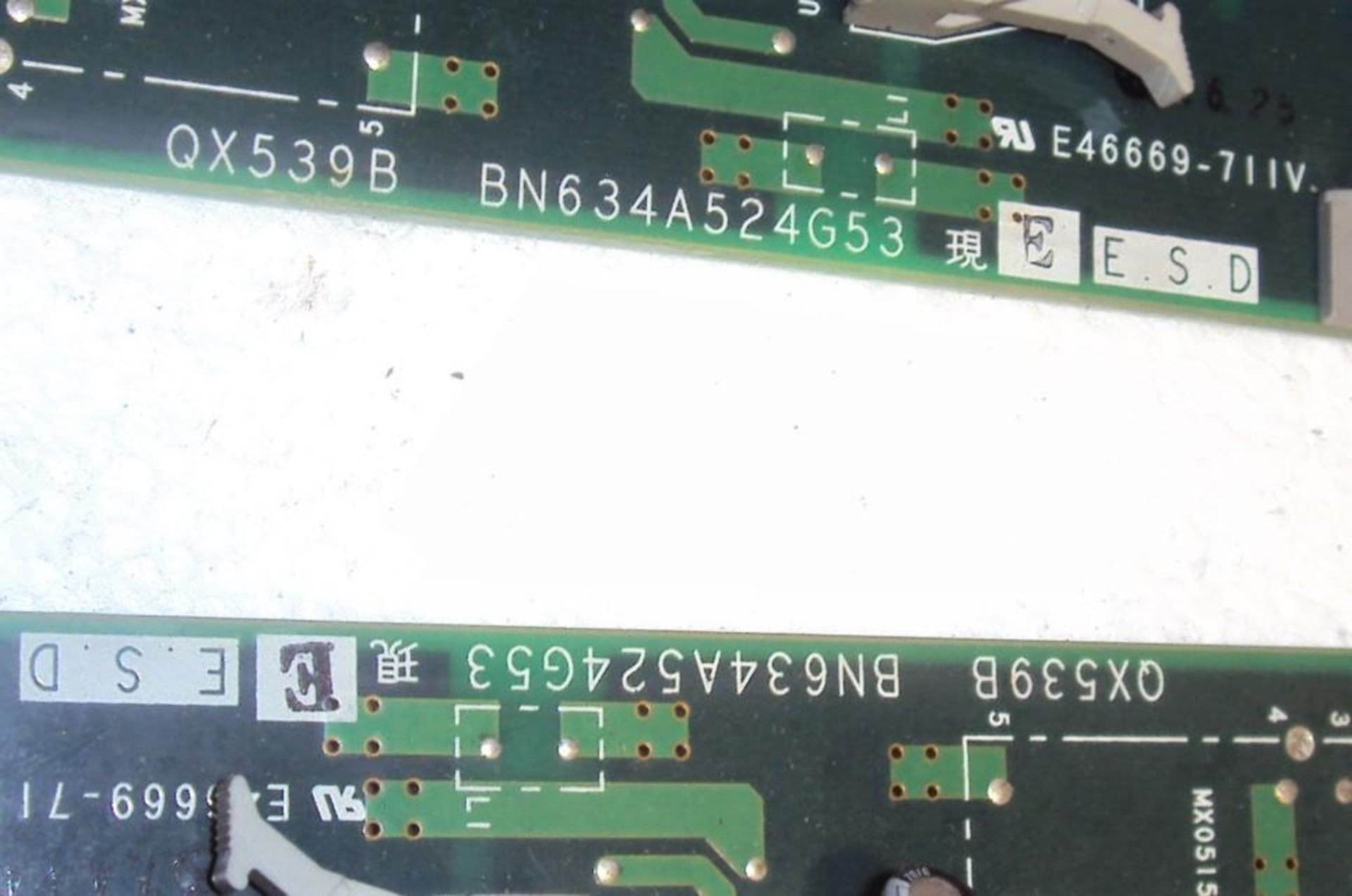 (2) Mitsubishi Meldas Qx539B I/O CNC Control Board BN634A524G53 - Image 4 of 4