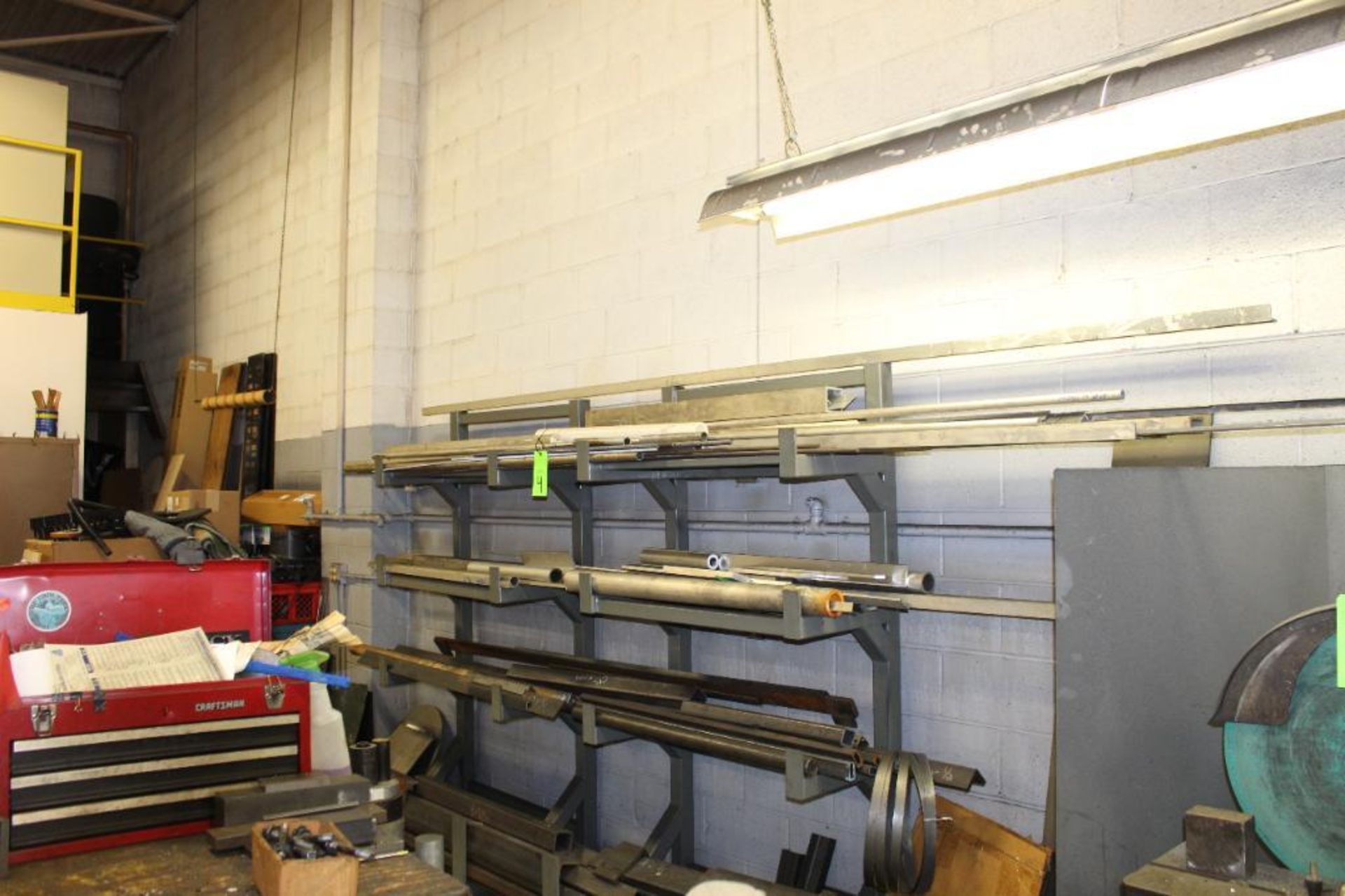 Steel Rack with contents