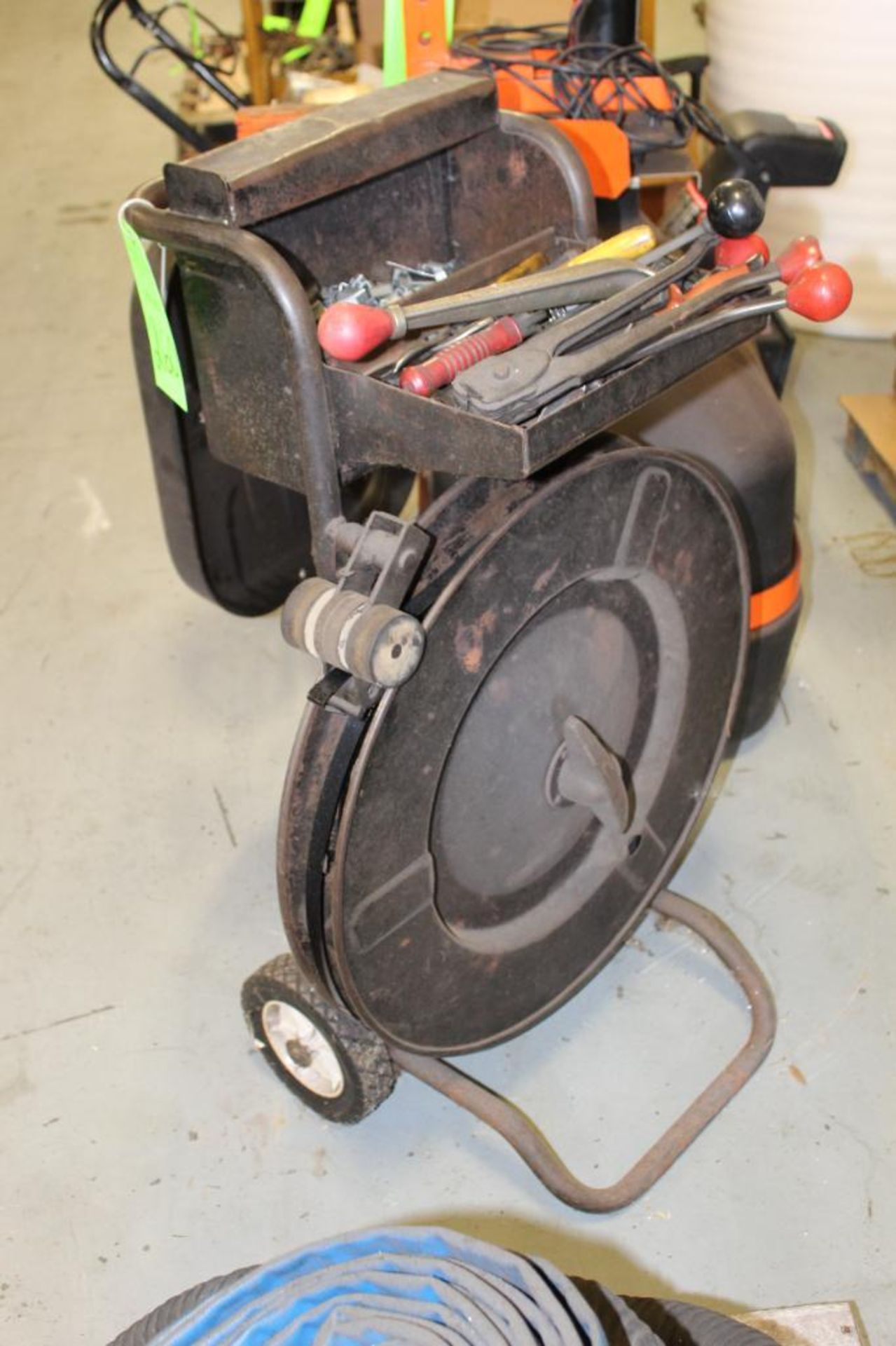 3/4" Steel Banding Cart with Tools - Image 2 of 3