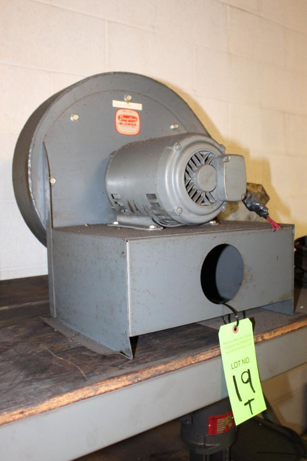 Dayton 4C329, 12-1/2" Diameter Blower