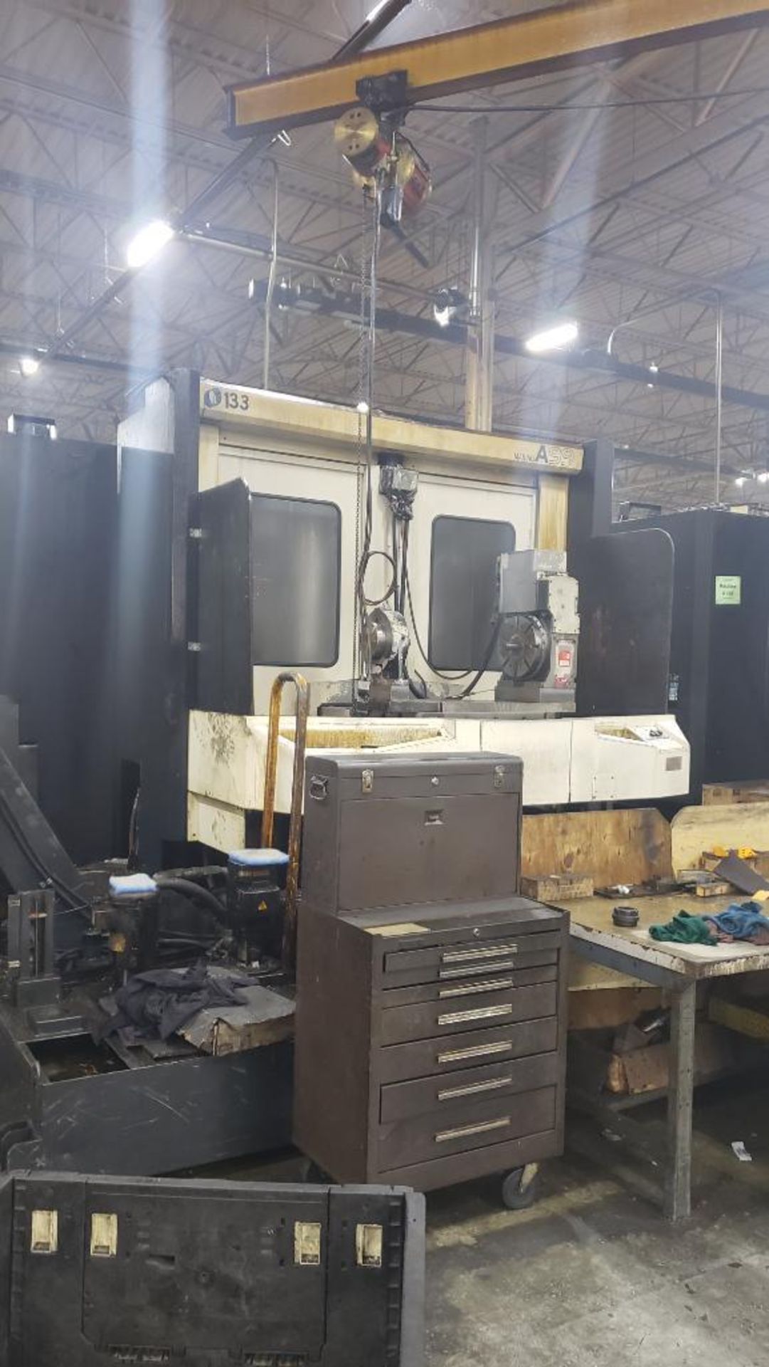 Makino A-99 Dual Pallet HMC with 5th Axis Tsudakoma Rotary - Image 9 of 13