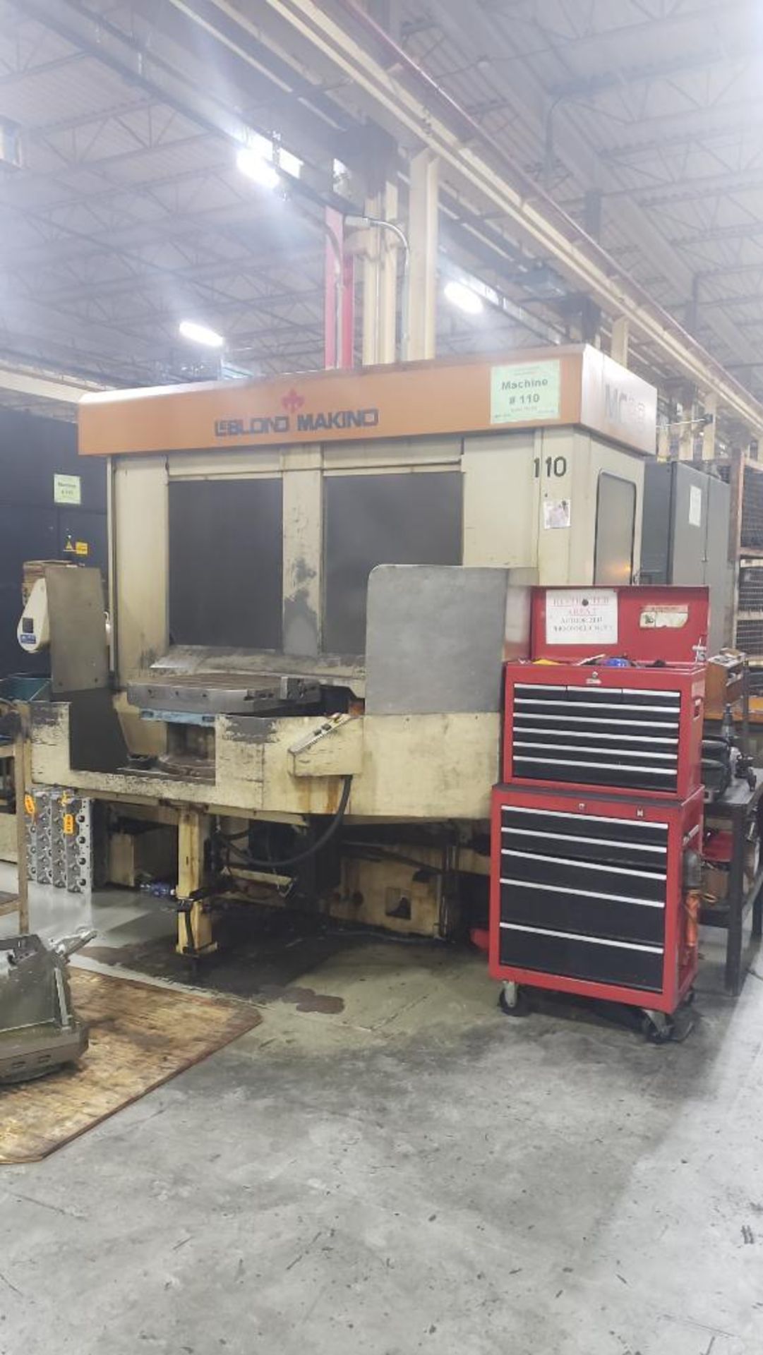 BULK BID LOTS 1-7 - ALL 7 CNC MAKINO HORIZONTAL MACHINING CENTERS