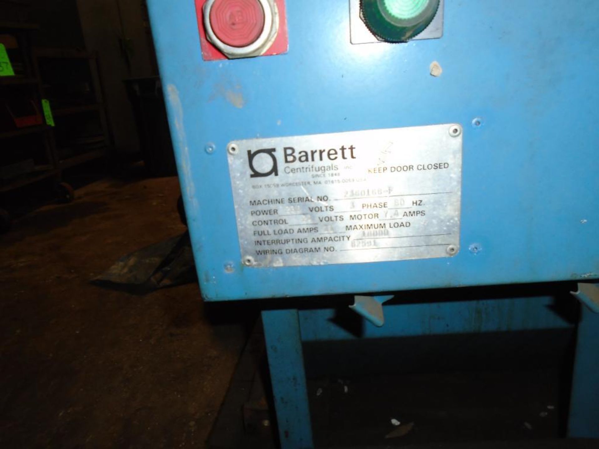 Barrett Centrifugals - Image 2 of 5