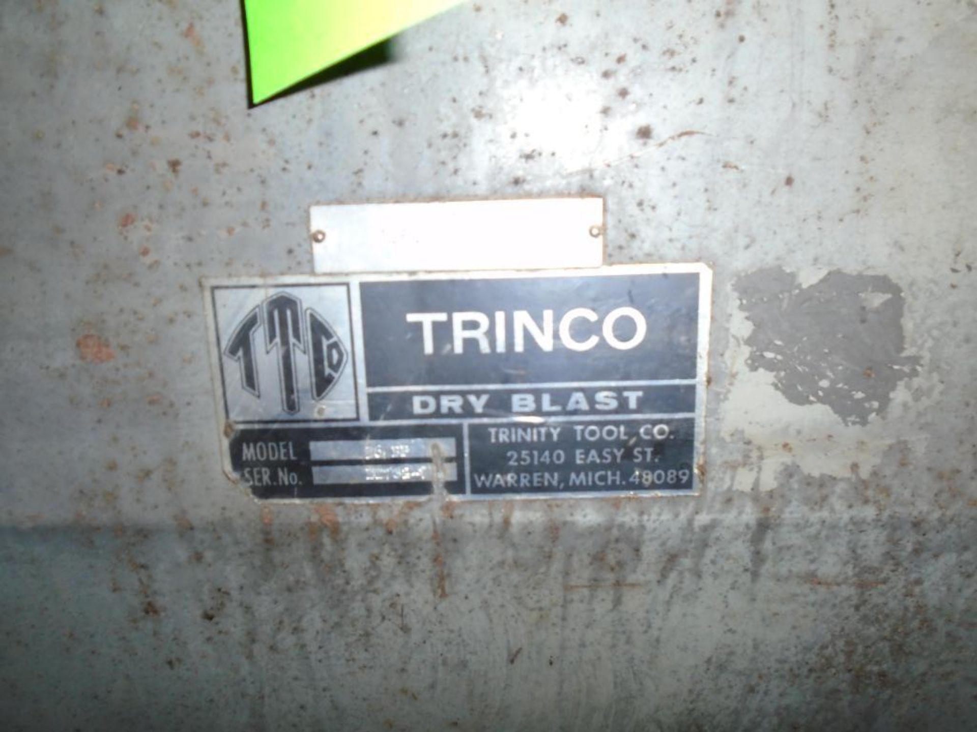 Trinco Model 36-BP Dry Blast - Image 2 of 4