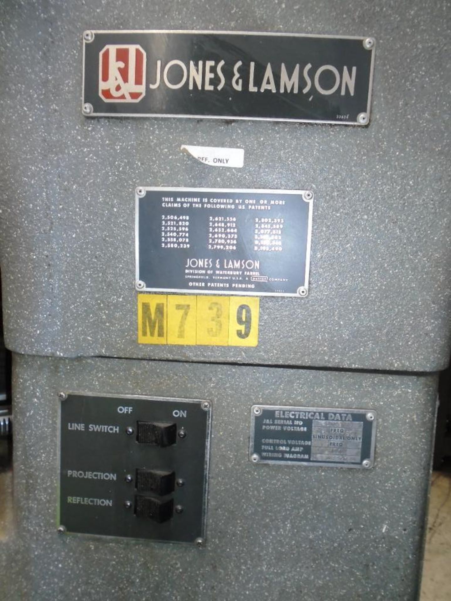 Jones & Lamson Model PC-14A Optical Comparator - Image 8 of 9